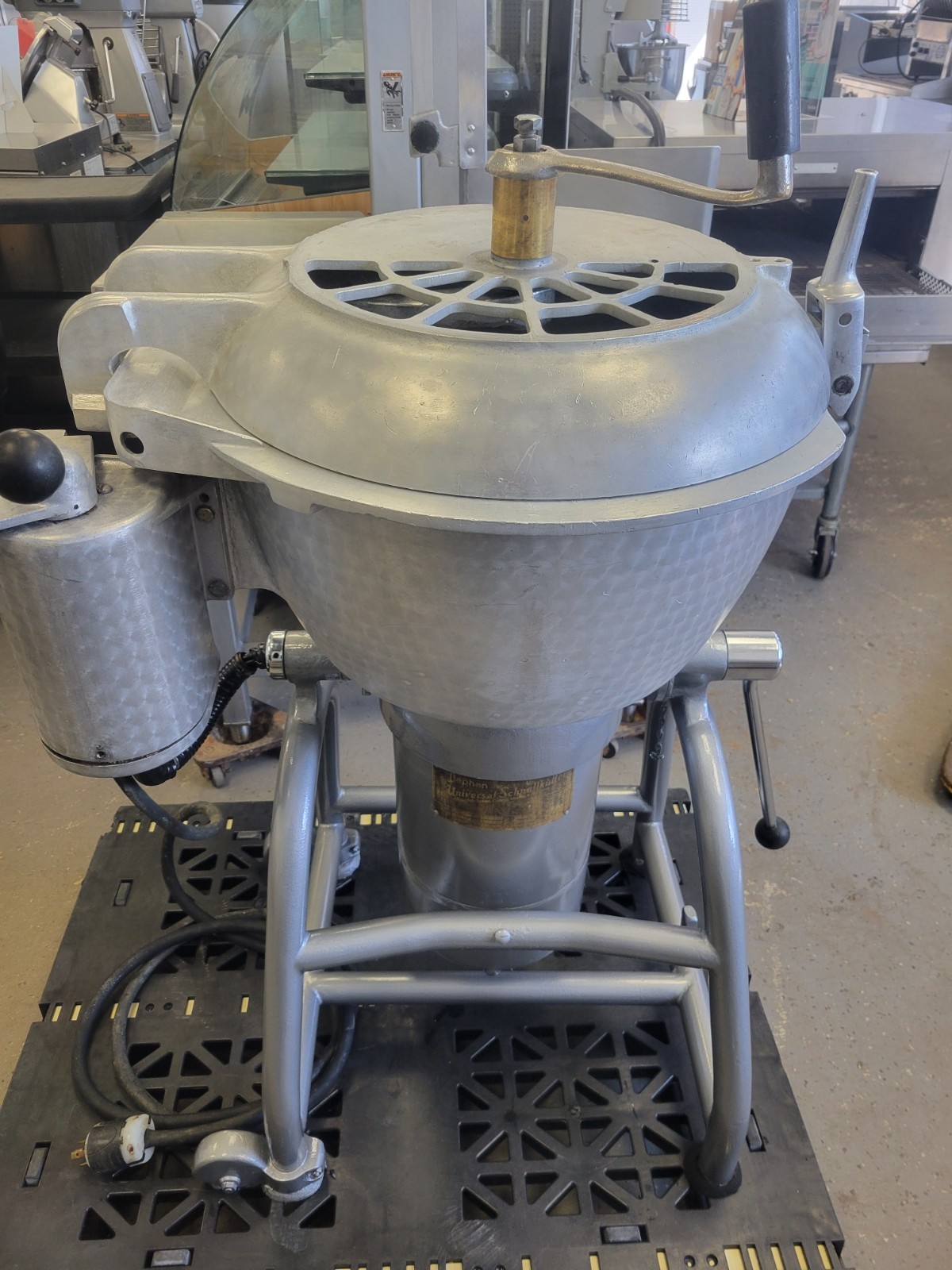 STEPHAN VCM-40 VERTICAL CUTTER MIXER 2 SPEED 1750 / 3500 RPM 220V 3PH 7.5 / 10HP