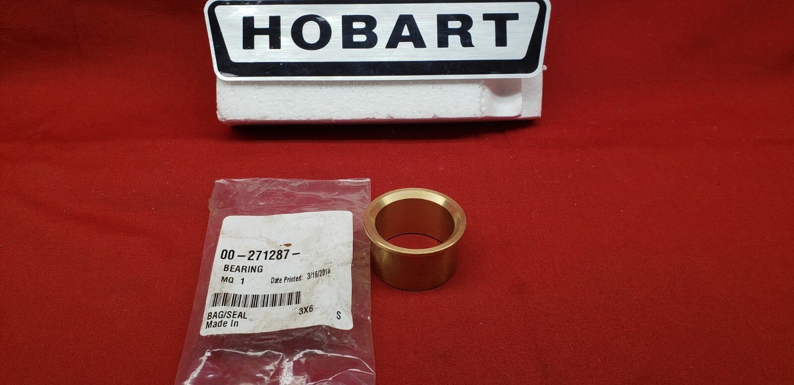 Hobart 40 Qt Mixer D330 D340 Bronze Bearing Lower Clutch Gear P/N 00-271287