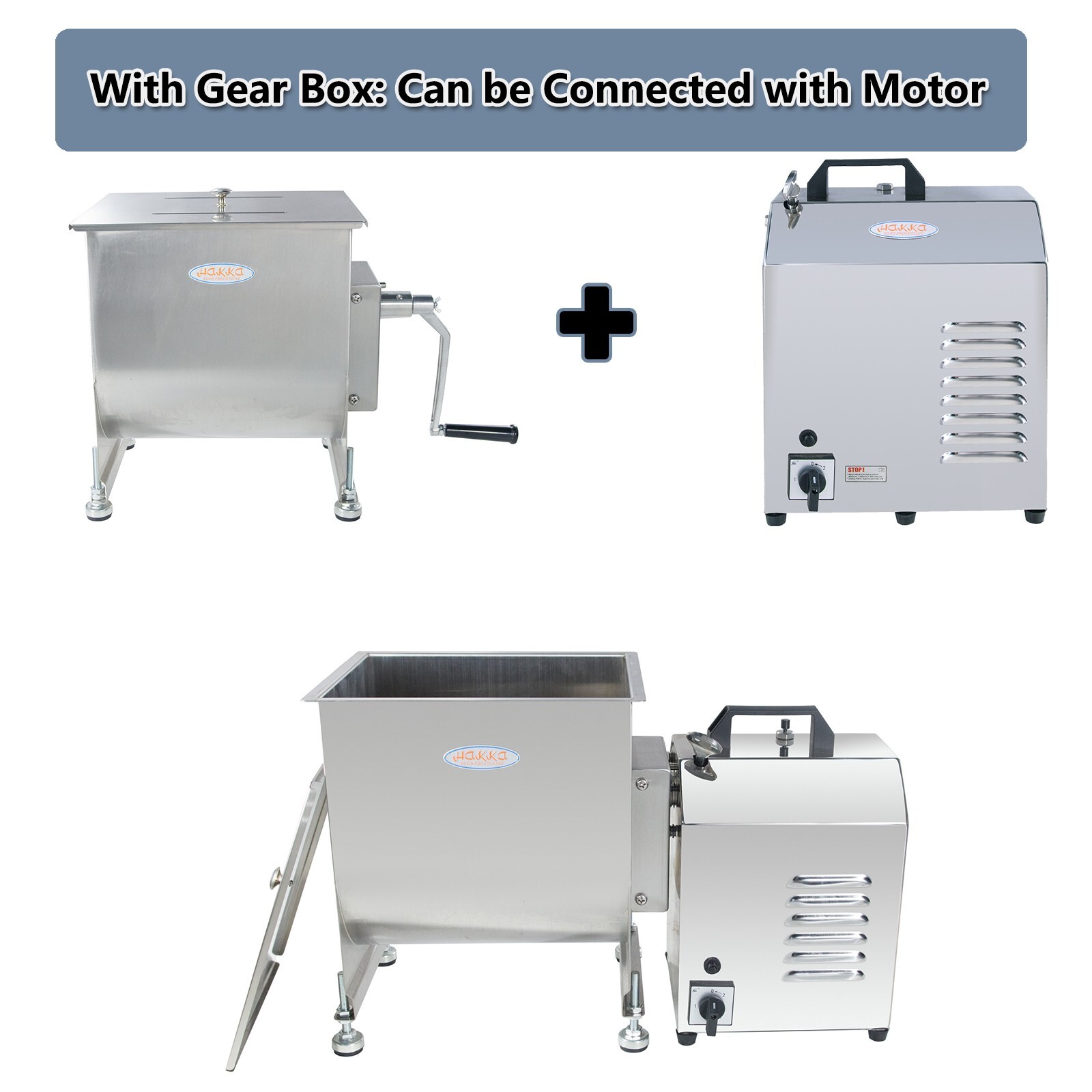 Clivia Electric 15 Pound/7.5 Liter Commercial Sausage Mixer with Motor Machine
