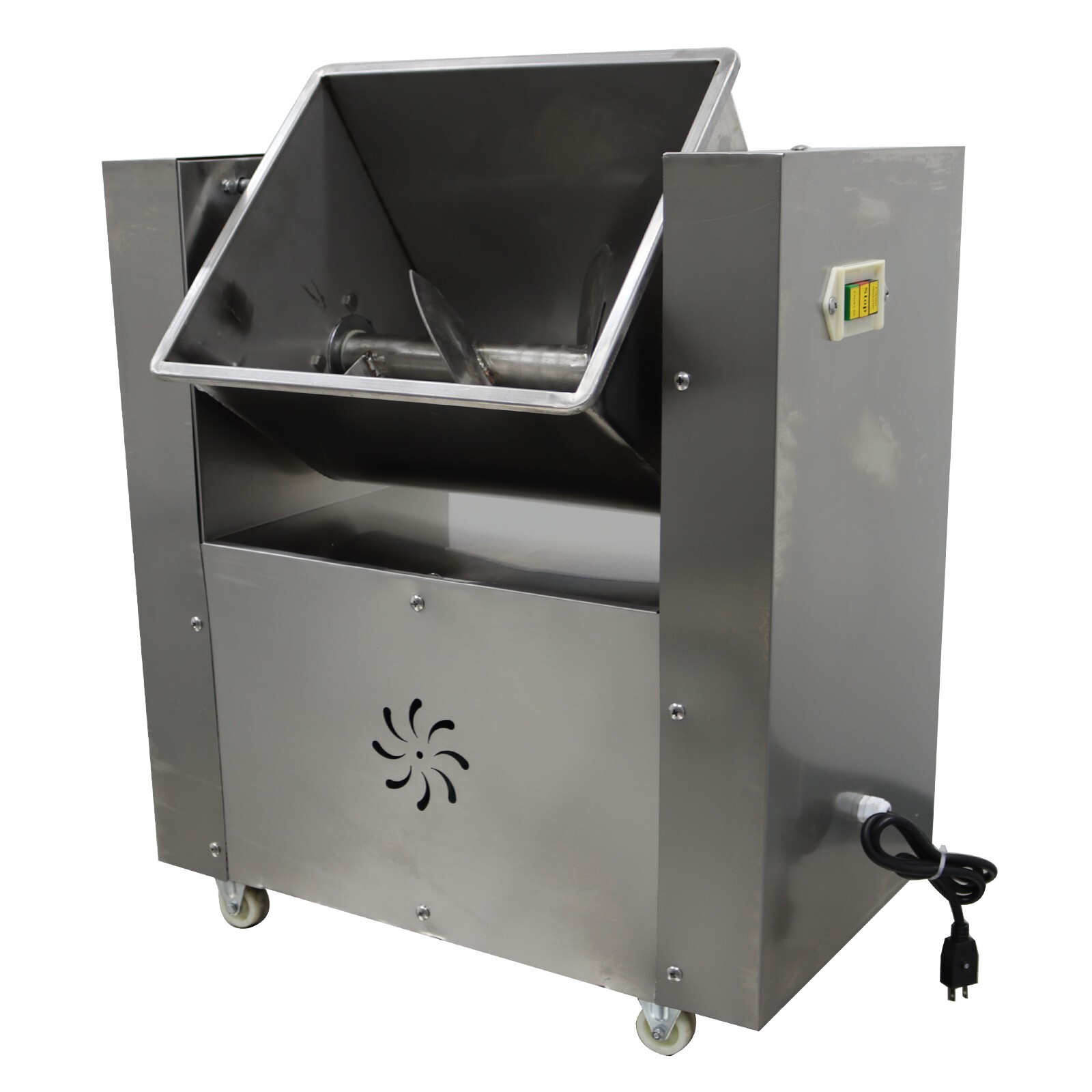30L Electric Meat Mixer Stainless Steel 7.9gal Food Processing Machine 110V