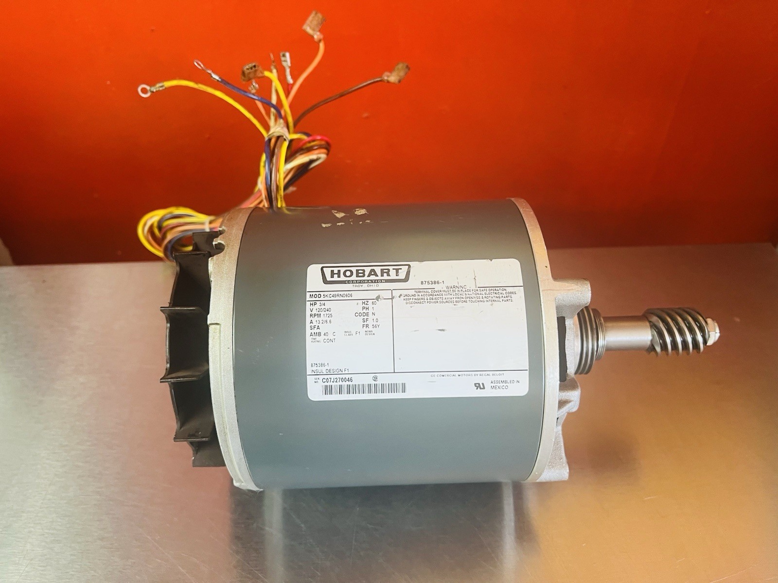 Hobart D300 30-Quart Mixer Motor