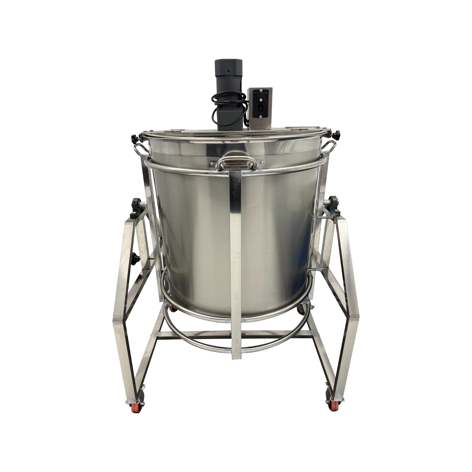 110V Stainless Steel Food Mixer 240L Automatic Electric LPG Heating Stirrer Pot
