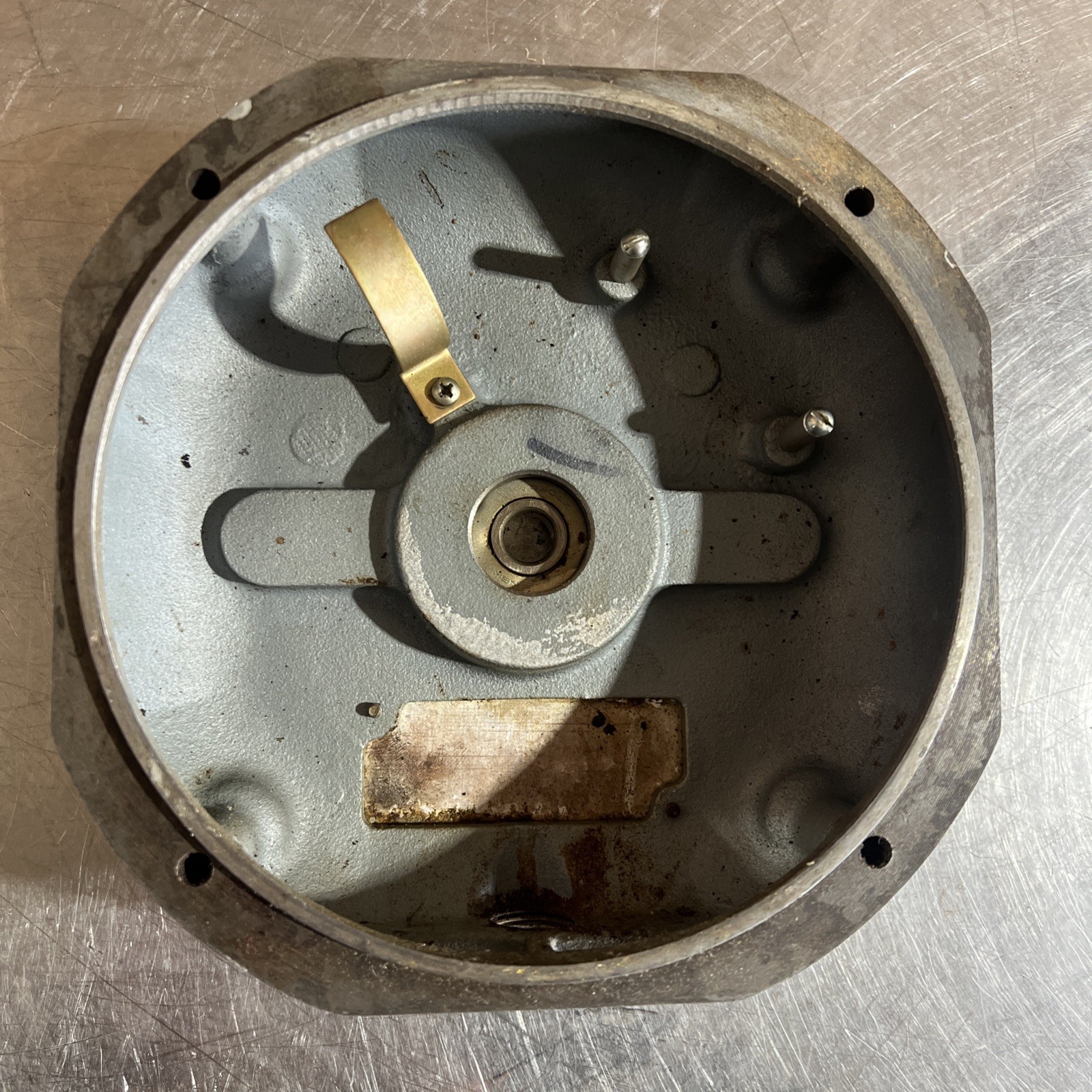 Hobart A120 12 Qt Mixer Back Bearing Bracket Cover-Less Centrifugal Plate