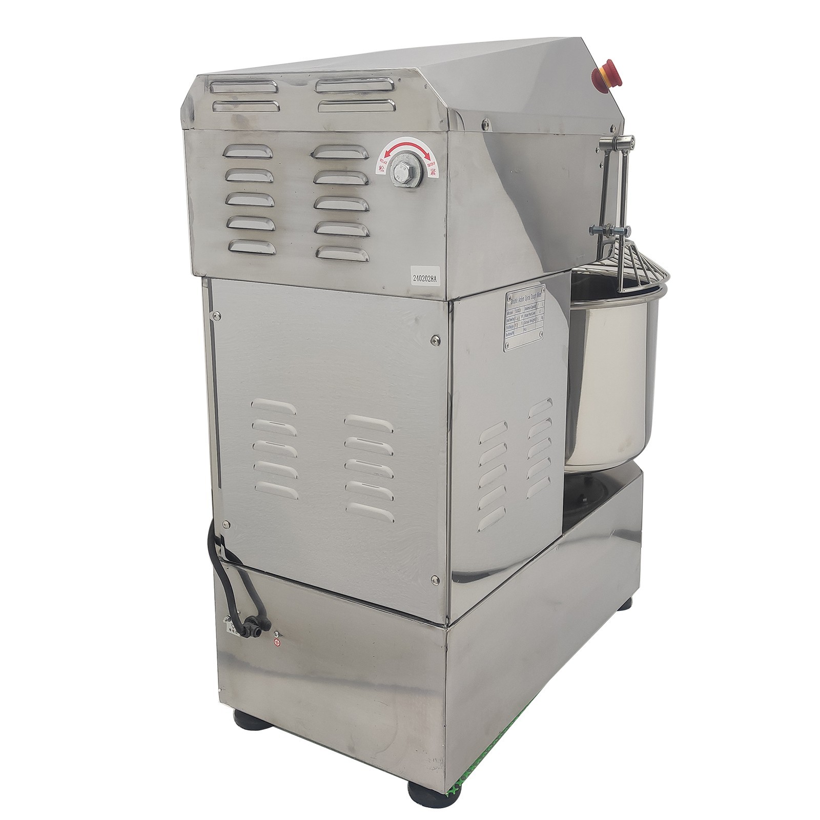 30QT Daul Action Daul Speed Dough Mixer 110V Commercial Flour Mixer Time Adjust