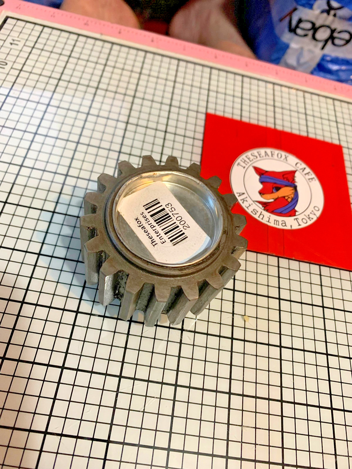 Hobart H-600 Pinion Beater Shaft Gear, 18T, 00-024270, Cleaned & Checked. W/key