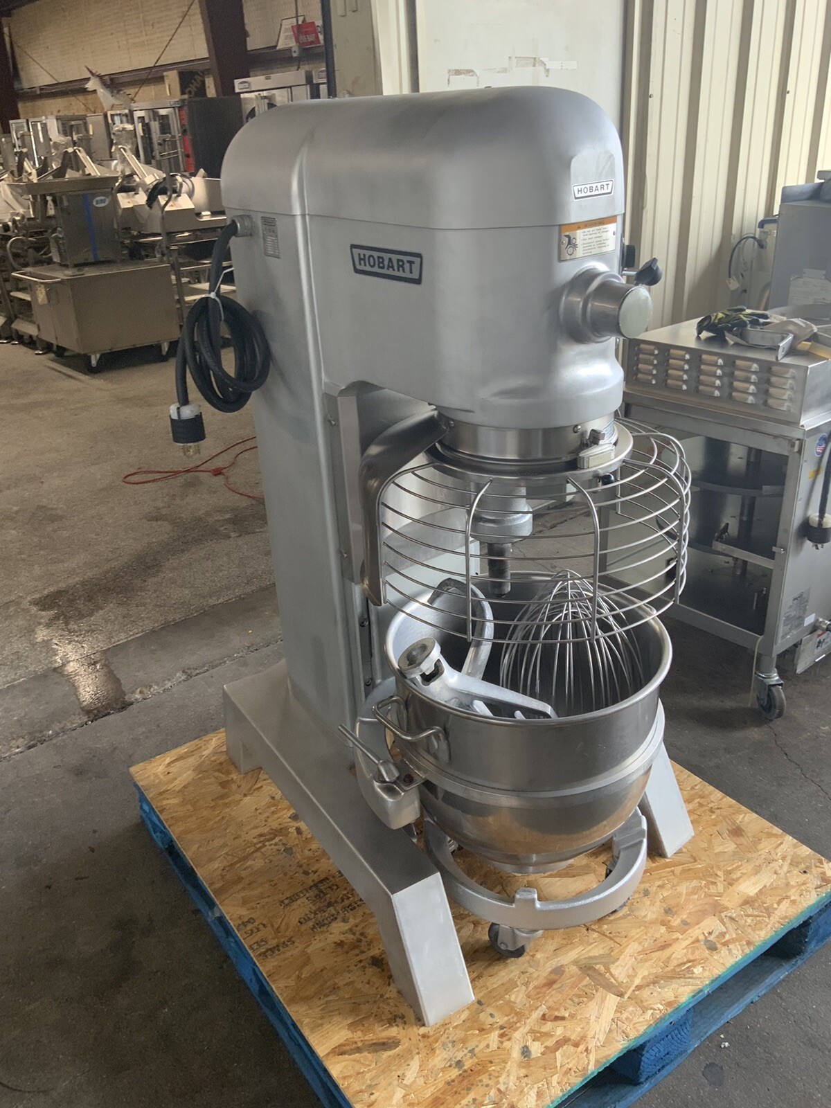 Hobart 60qt Dough mixer H600T Pizza Bakery Donut restaurant bowl guard