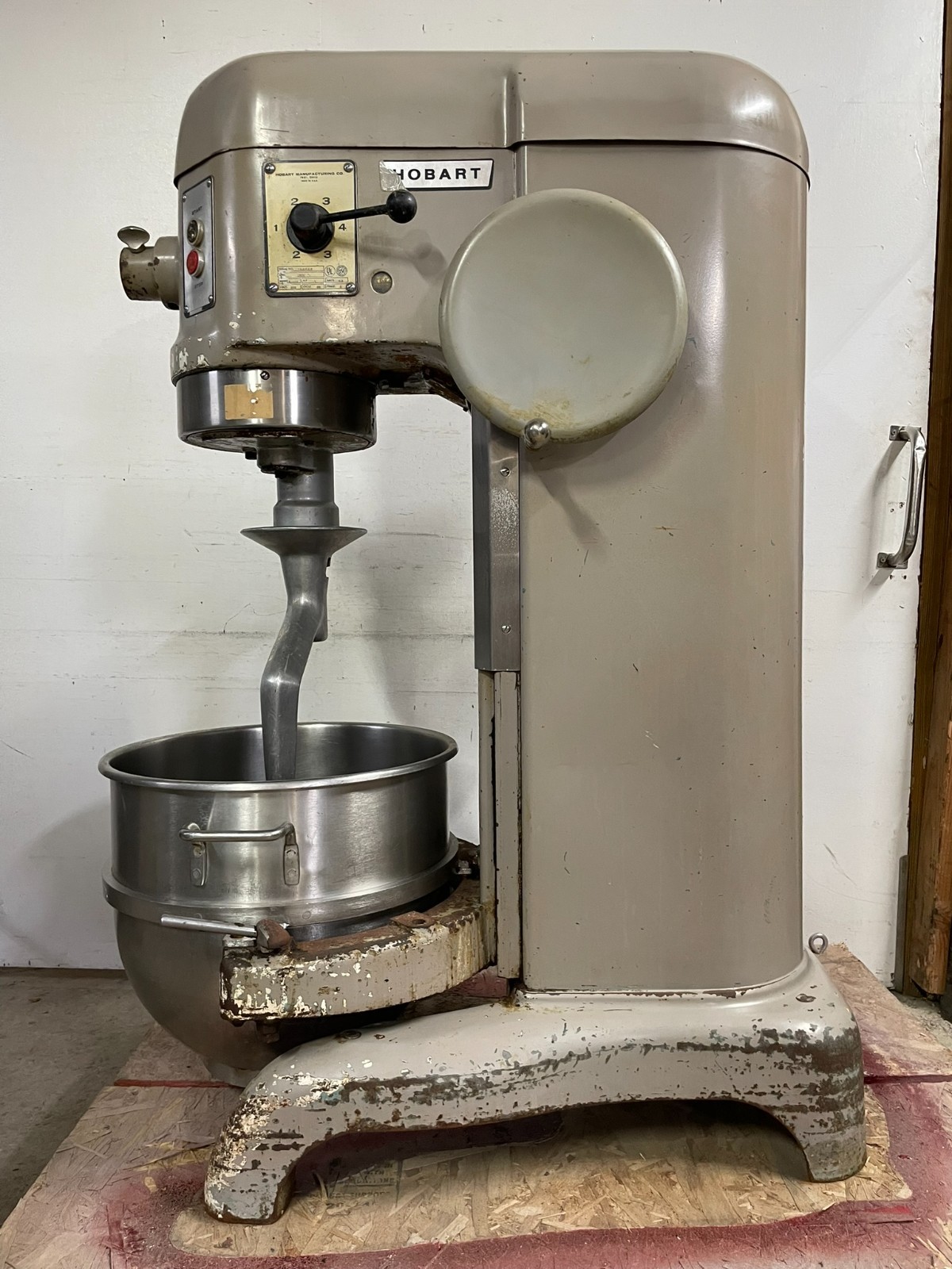 Hobart H600 60 Quart Mixer With Single Phase Converter
