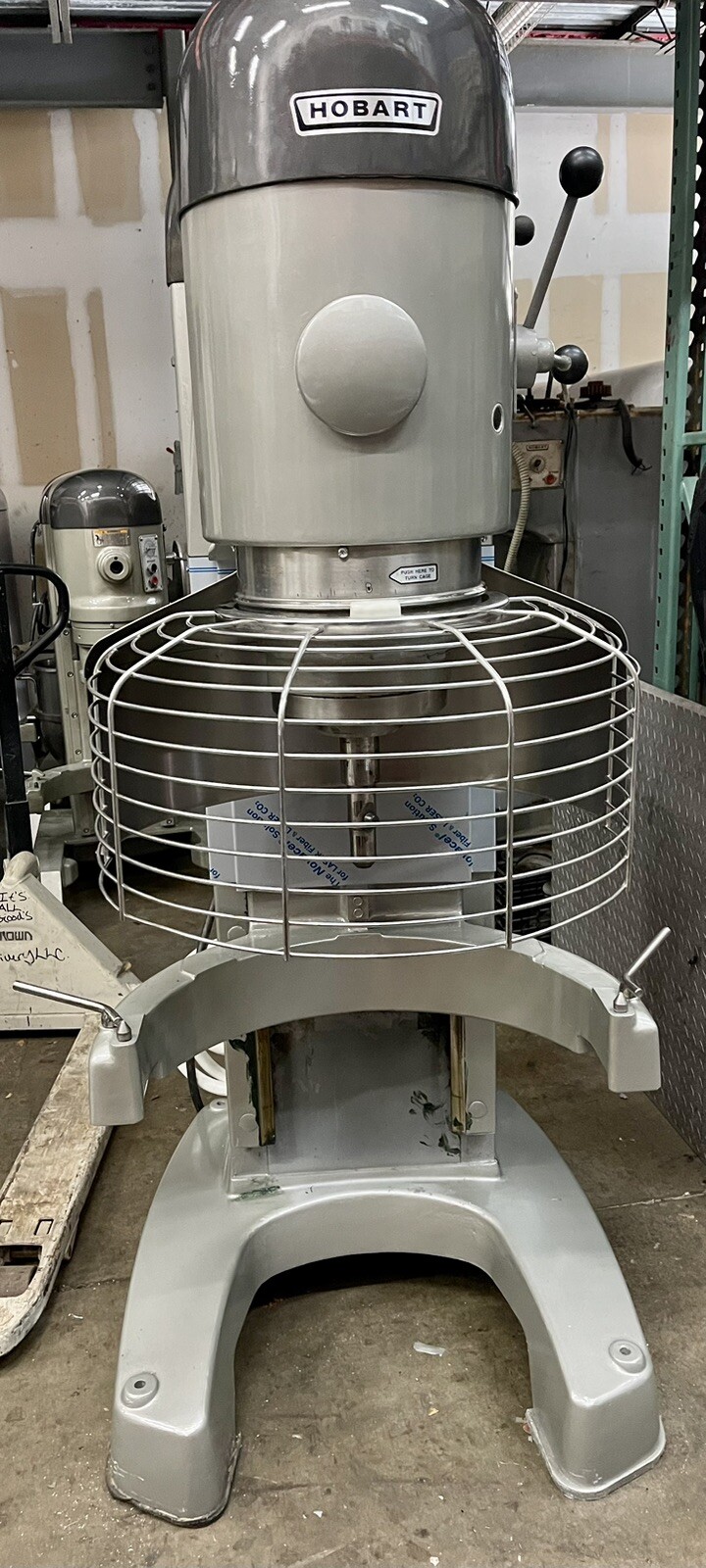 Hobart 140qt mixer V1401 Mixer Bowl Guard W Stainless Steel Bowl 1 Attachment