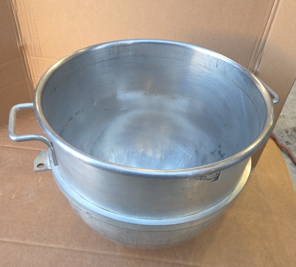 60 Quart Commercial Mixer Bowl Hobart and Varimixer compatible Stainless Steel