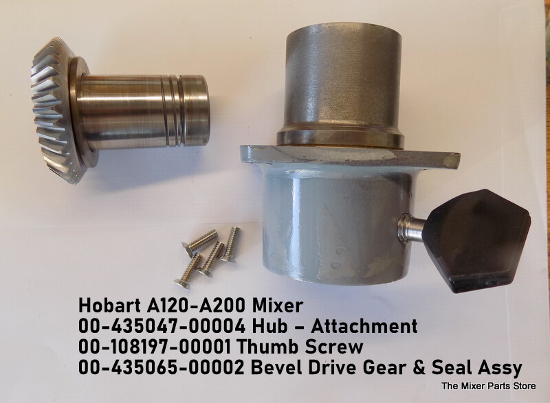 Hobart A120-A200 Mixer 00-435047-00004 Hub Attachment 00-435065-00002 Bevel Dri