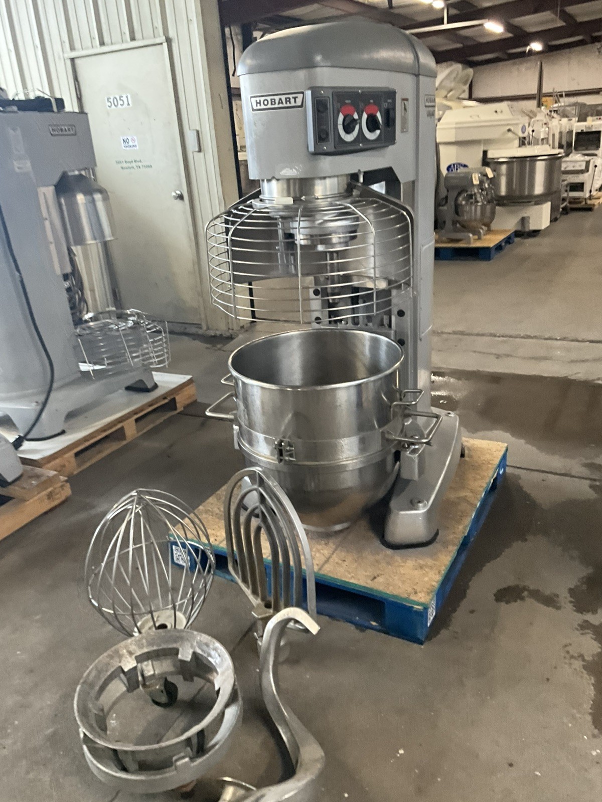 Hobart Legacy 140qt Dough mixer HL1400N Pizza Bakery Donut Pastry bowl guard B