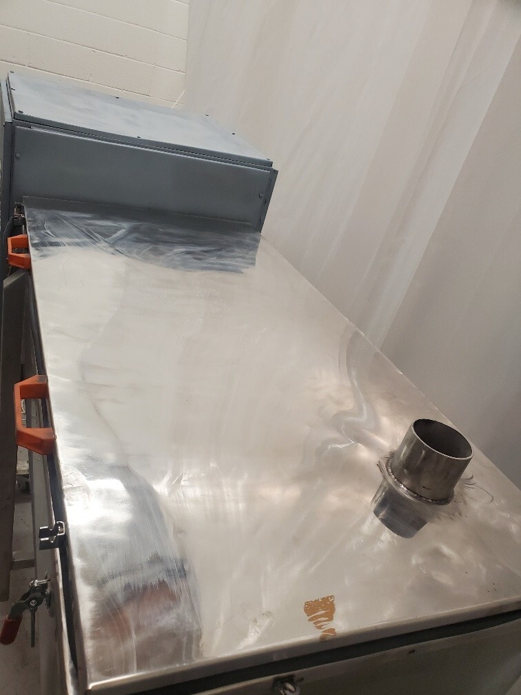 RIBBON MIXER 18CU STAINLESS STEEL