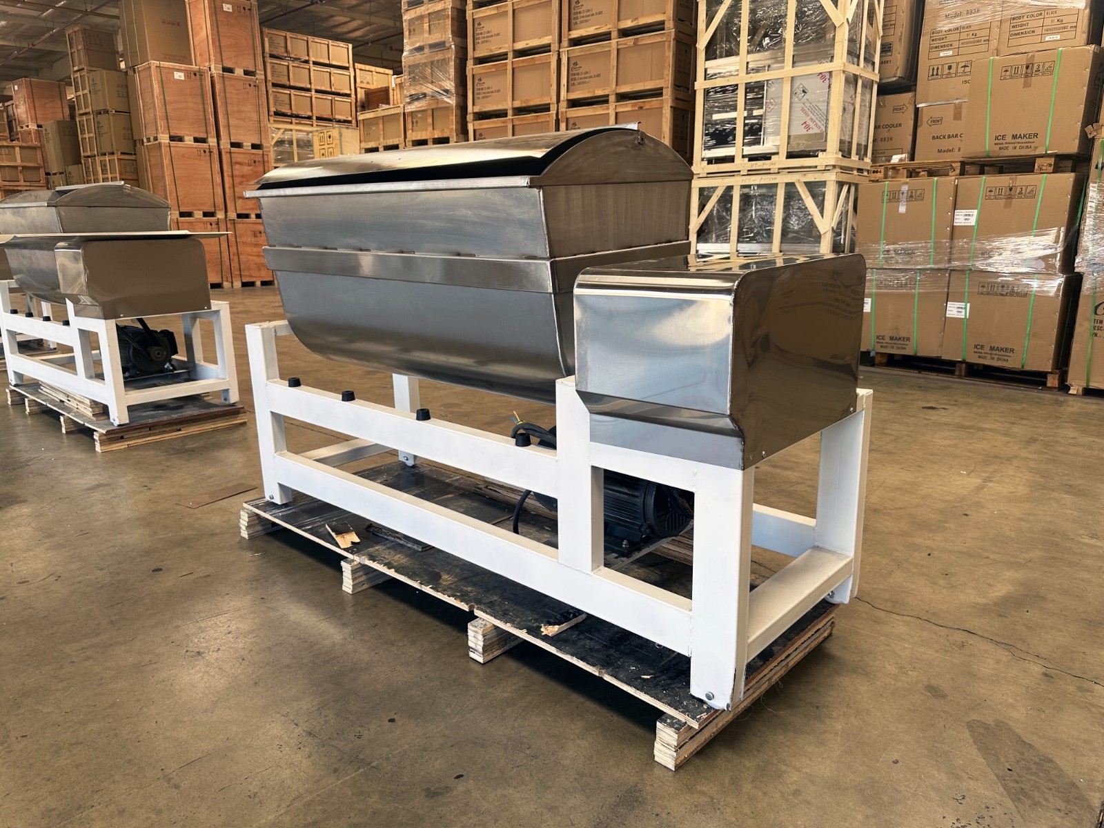 NEW 200 Quart Horizontal Dough Mixer Gear Driven Heavy Duty Planetary 220V 1PH