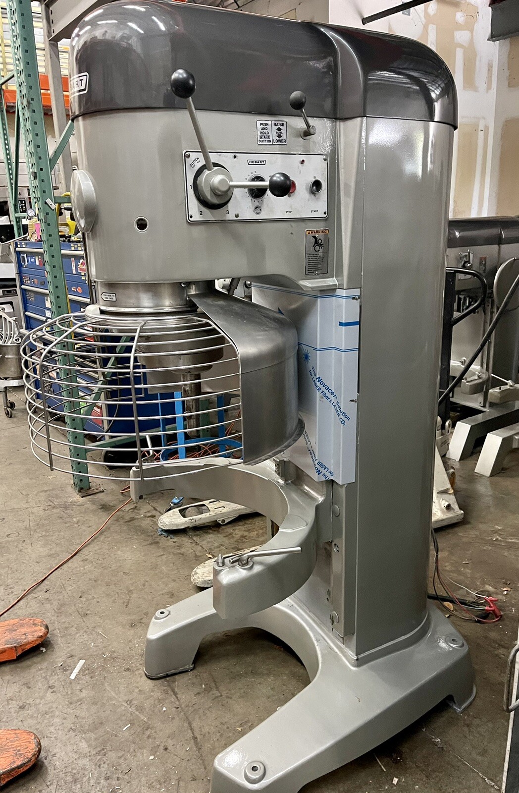 Hobart 140qt mixer V1401 Mixer Bowl Guard W Stainless Steel Bowl 1 Attachment