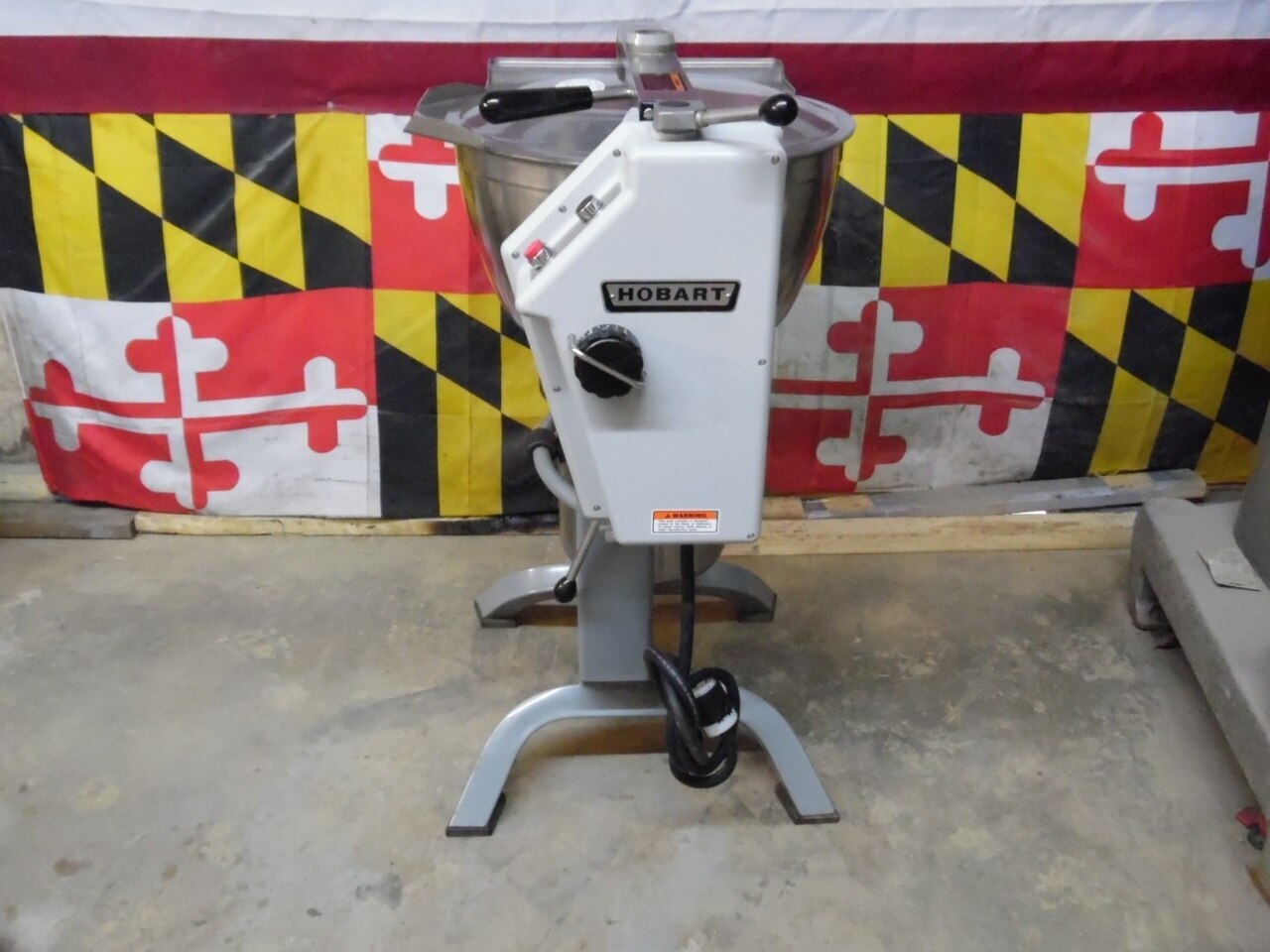 Hobart HCM450 45 Qt. Vertical Cutter Mixer with Dough Blade