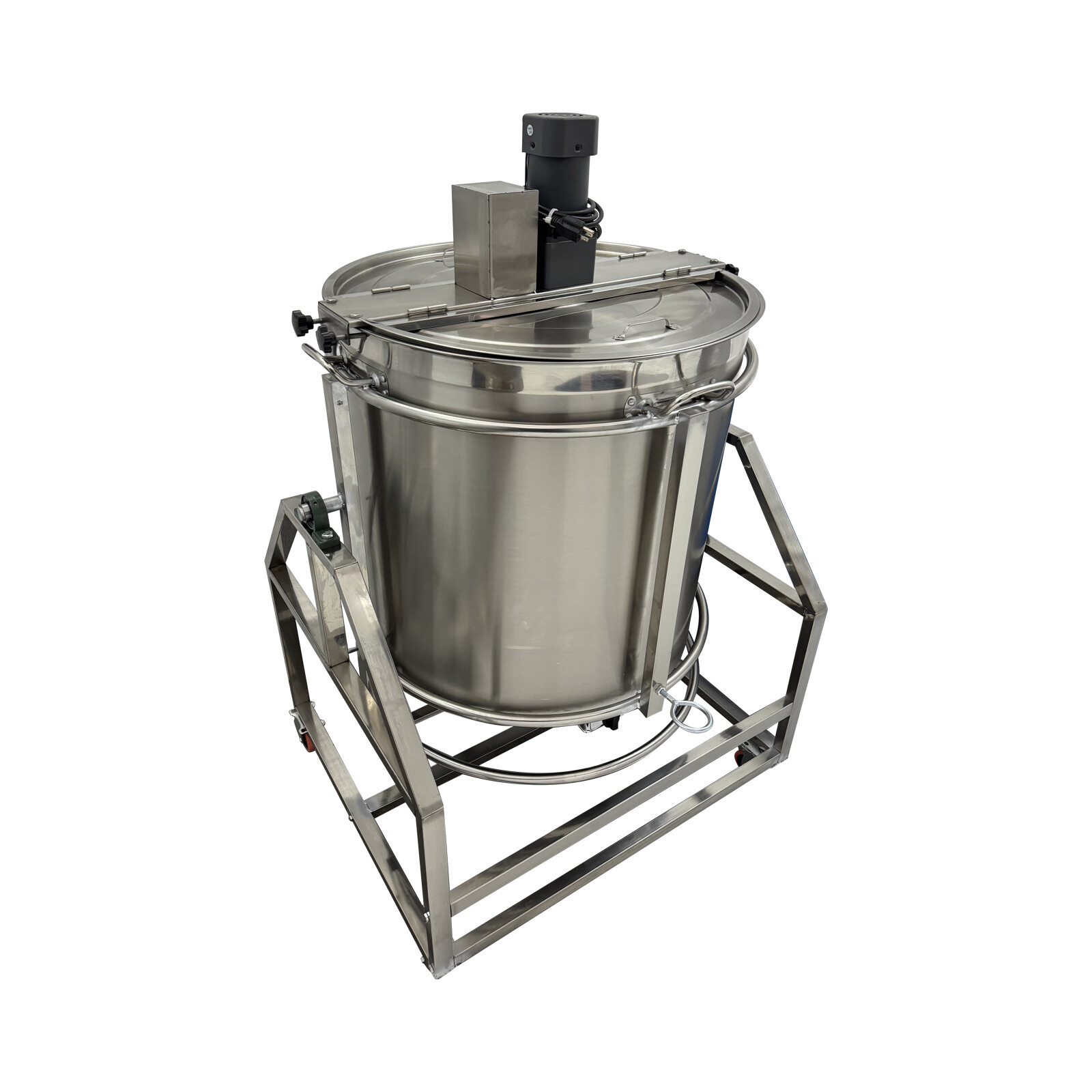 70L Hot Pot Base Seasoning Stir-Fry Mixing Machine 110V Gas & Electric Heating