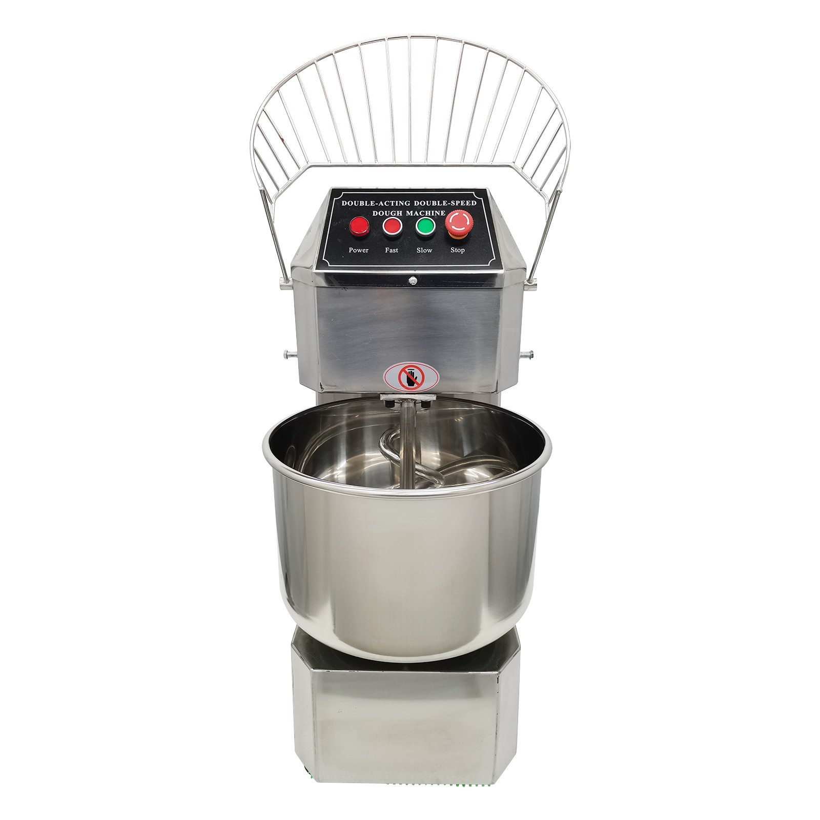 30L 110V Stainless Steel Double-Speed & Double-Acting Dough Mixer for Commercial