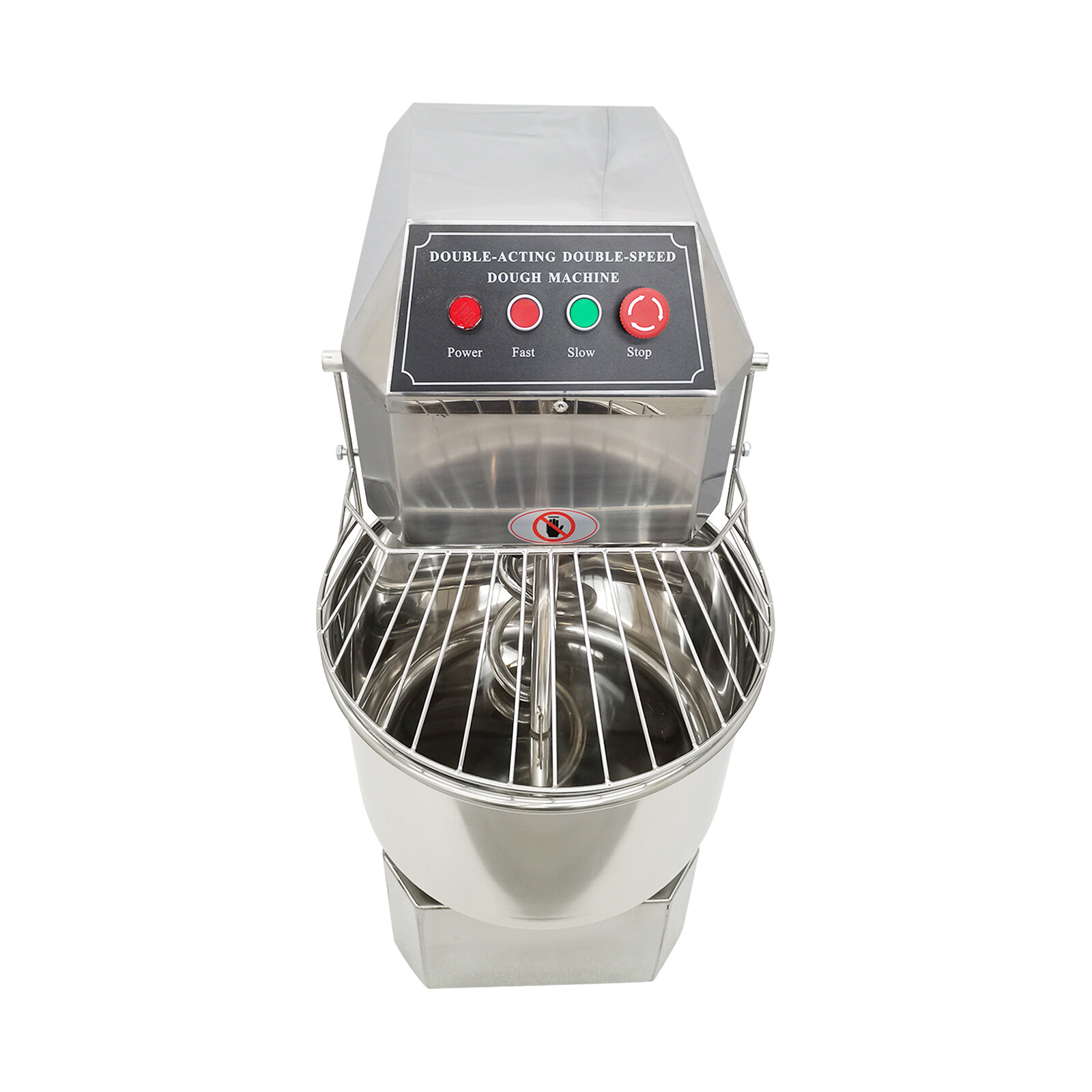 20L Bread Spiral Dough Mixer 2 Speed Flour Kneader Machine For Bakery Beater