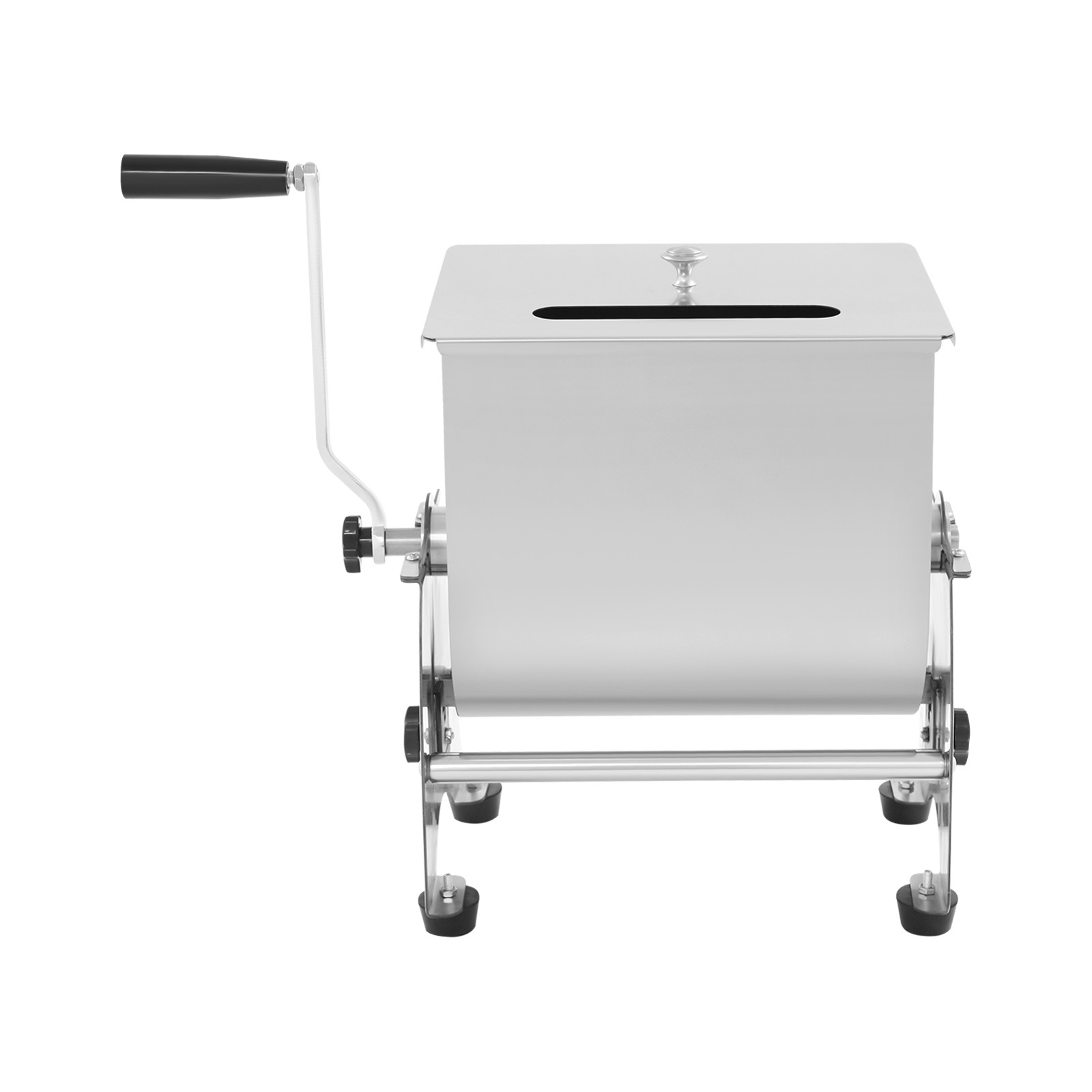 22LB 90° Tilt Manual Meat Mixer Hand Meat Sausage Mixer Machine Stainless Steel