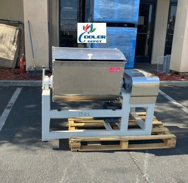 NEW 75 Quart Horizontal Dough Mixer Gear Driven Heavy Duty Planetary In Stock