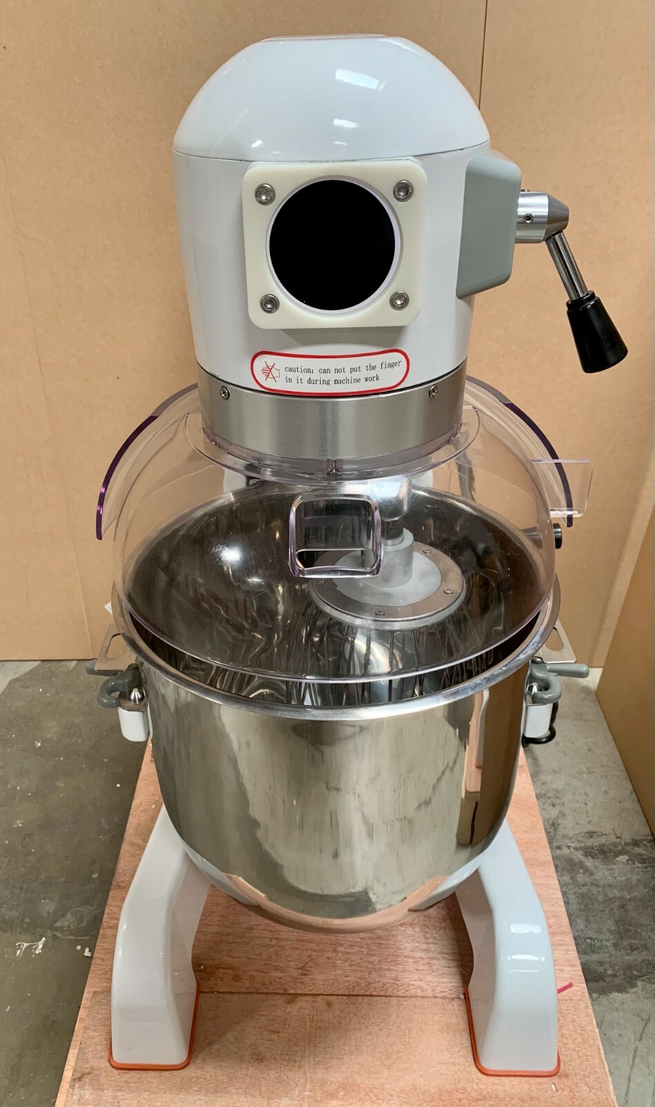 25L 1100W NSF Commercial Dough Food Mixer 3 Speed for Pizza Bakery & Restaurant