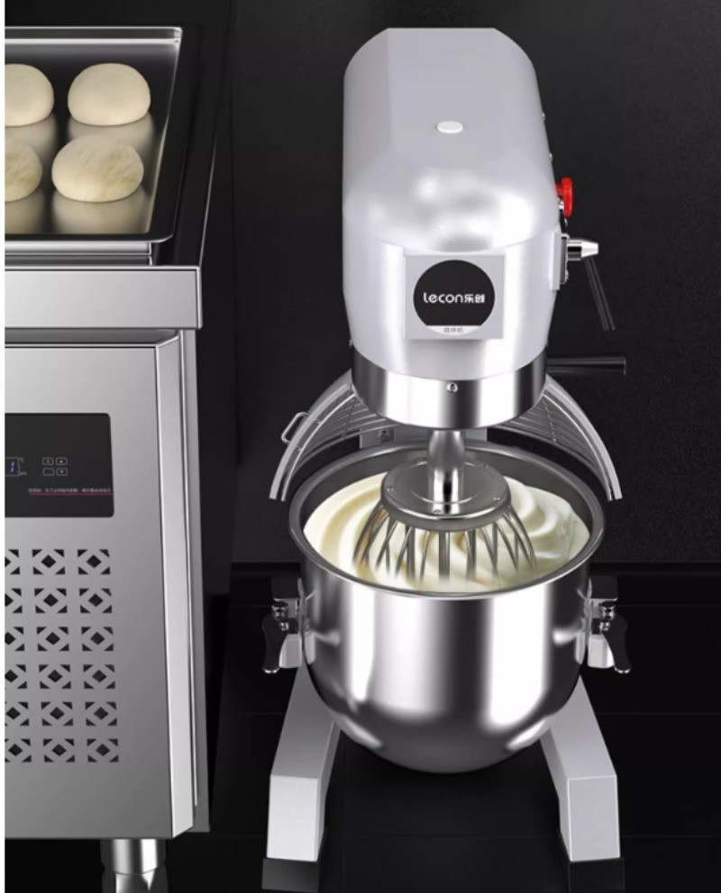 Home Desktop Mixer 10-liter Commercial Food Mixer Dough Mixer Egg Beater 220V