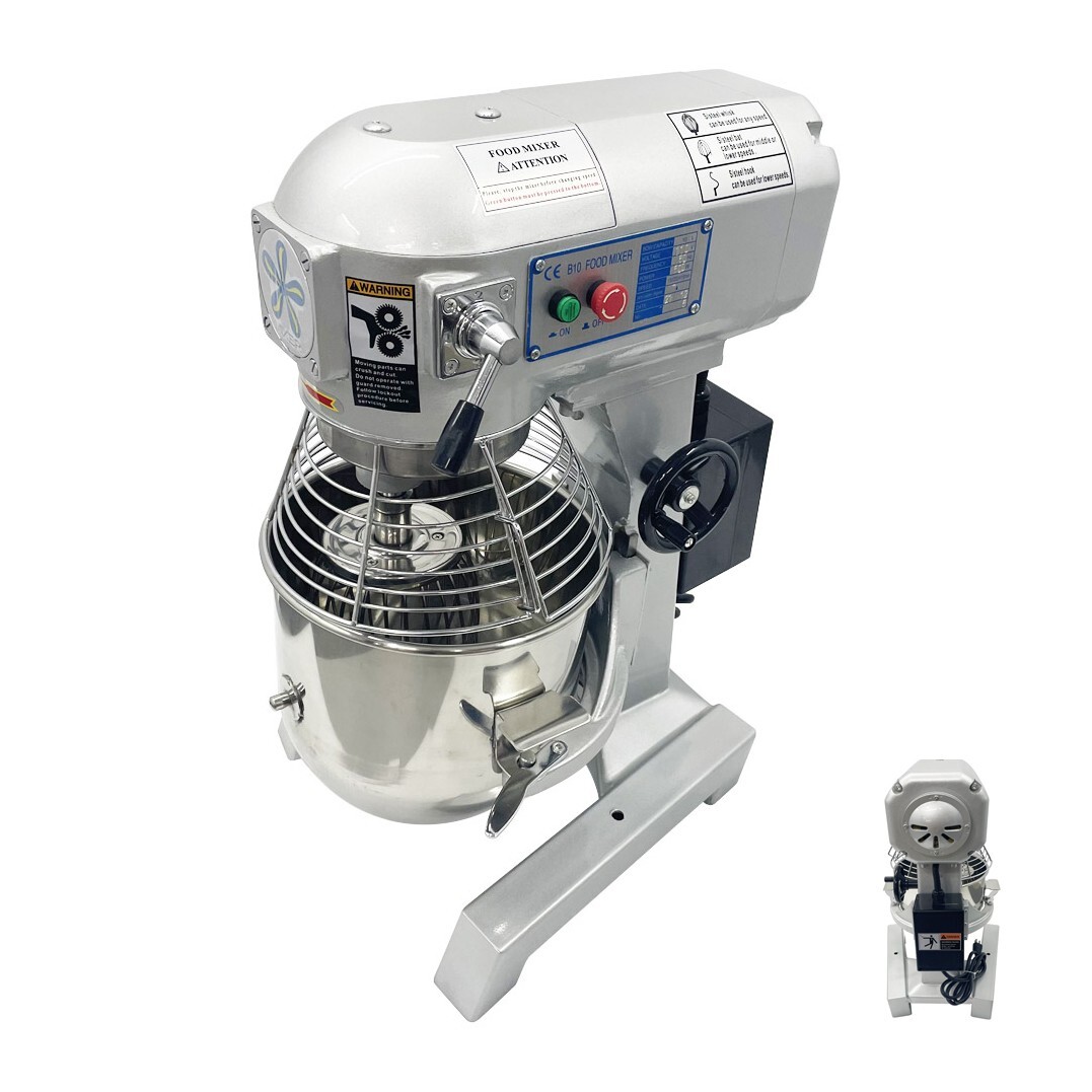 110V 450W 10L Commercial Dough Mixer 3-Speed Blender Kitchen Bakery Restaurant