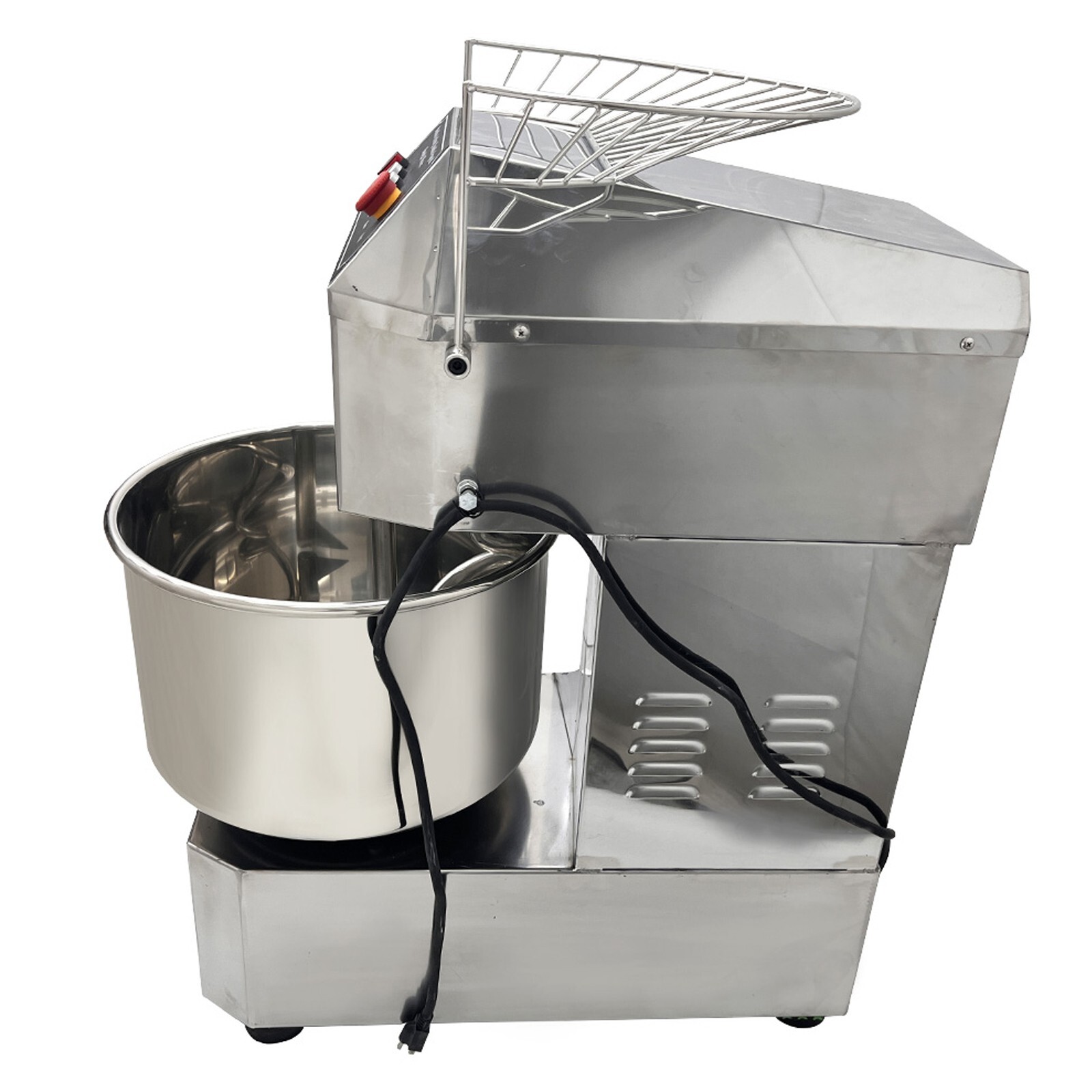 110V 30L Commercial Dough Mixer Food Preparation Double Speed Spiral Dough Mixer