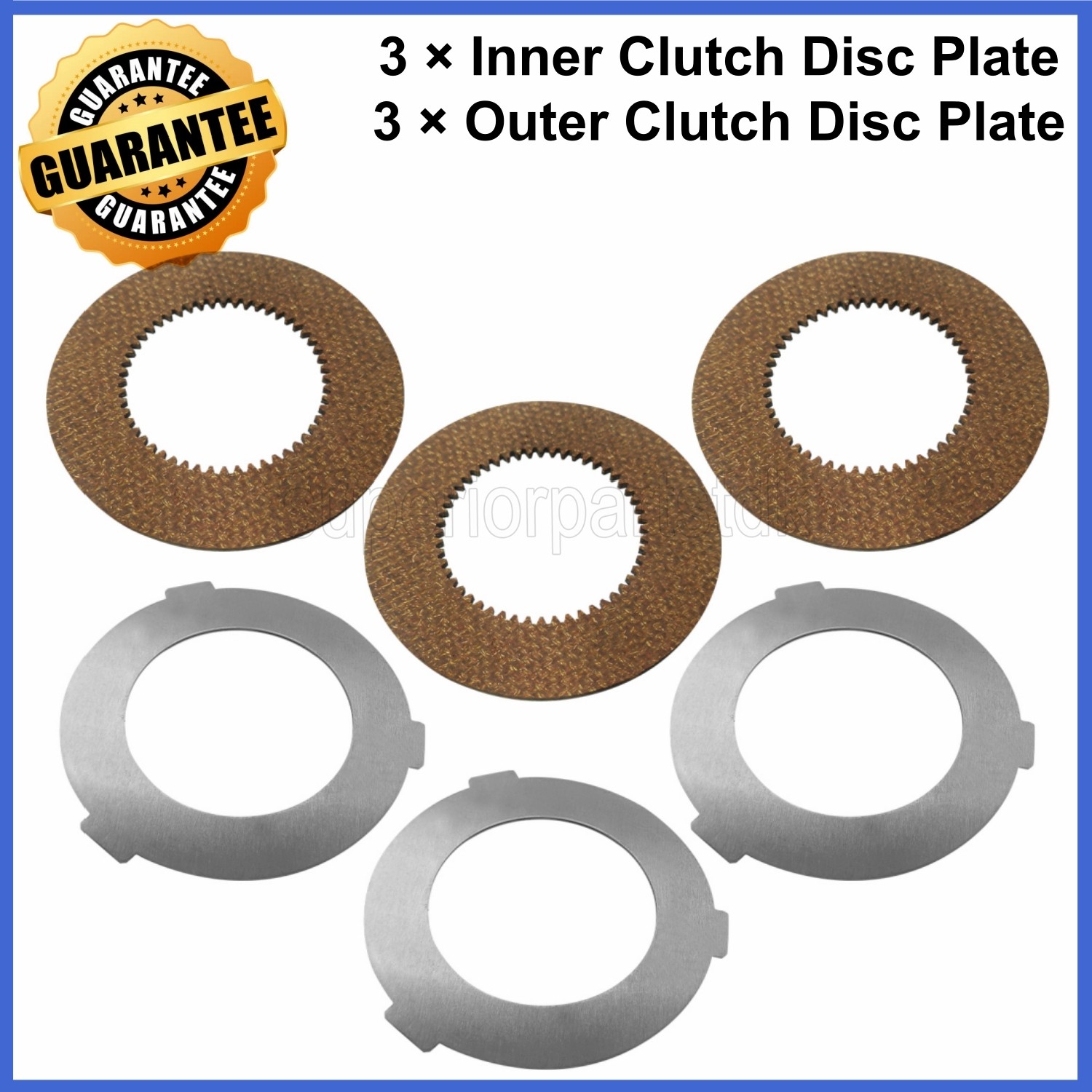 873117 064432 6PCS Inner+Outer Clutch Disc Kit Fit For Hobart Mixer M802 & V1401