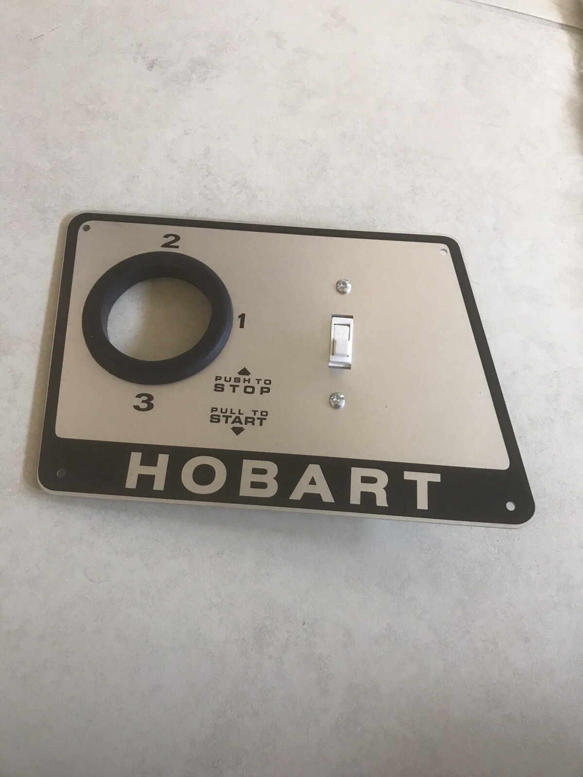 Hobart D300 mixer switch on off plate assy 115 volt toggle switch,