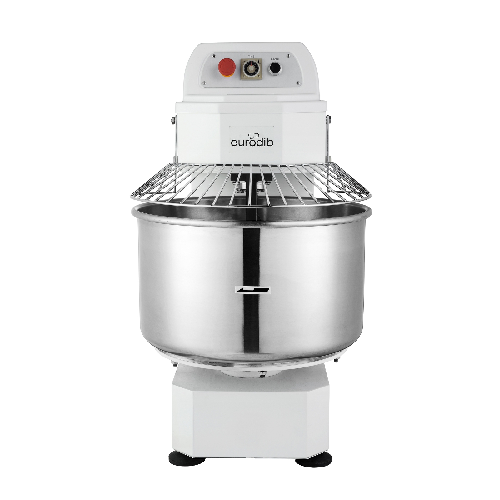 Eurodib USA LM50T 50 Qt. / 44 lb. Single Speed Spiral Dough Mixer, 185 rpm