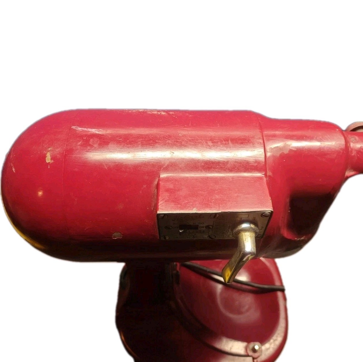 HOBART N50 5 Quart Mixer !!RARE CHERRY RED!! – Tested and Working – Mixer ONLY