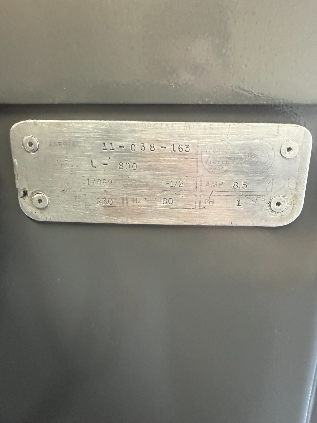 HOBART L800 80Q MIXER REBUILT WITH WARRANTY 1.5HP, 230V, 1PH
