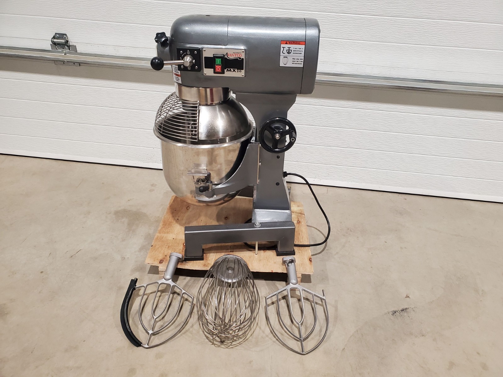 Avanto MX20 Commercial Mixer – Heavy Duty Food Dough Mixer