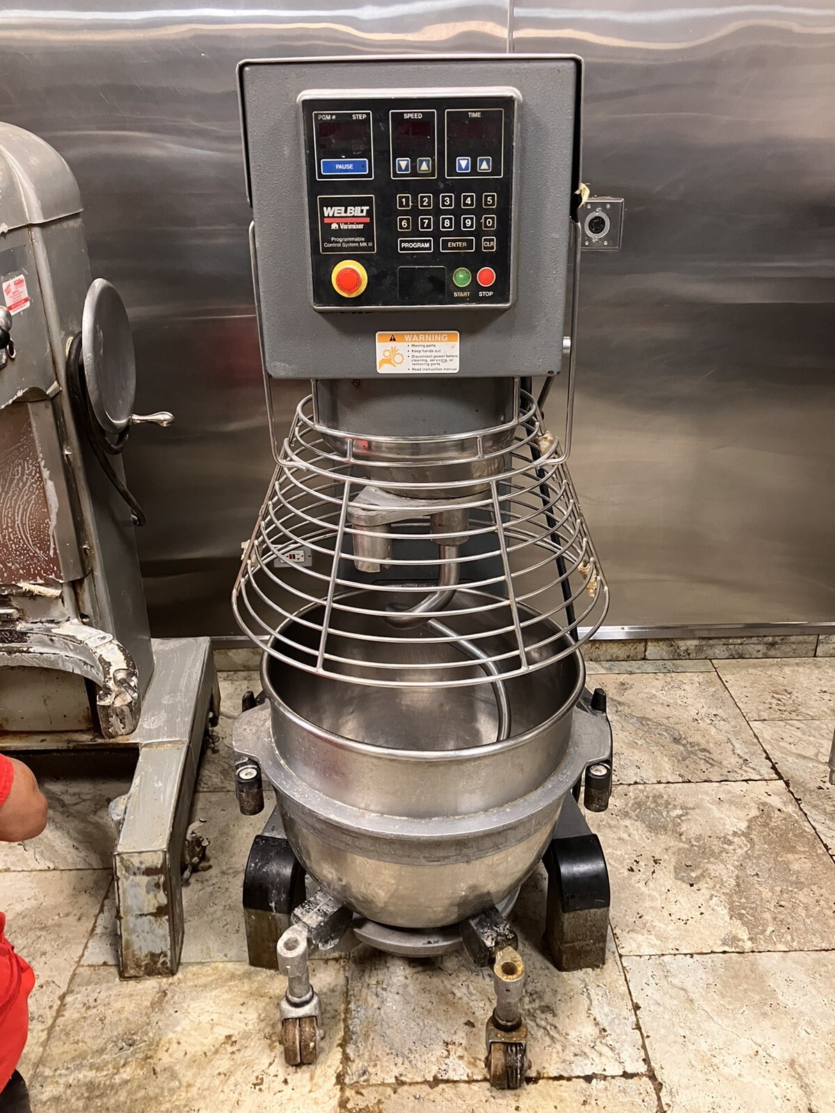 Welbilt Varimixer W80 Commercial 80 QT Bakery Dough Mixer Machine 220v/3p NSF