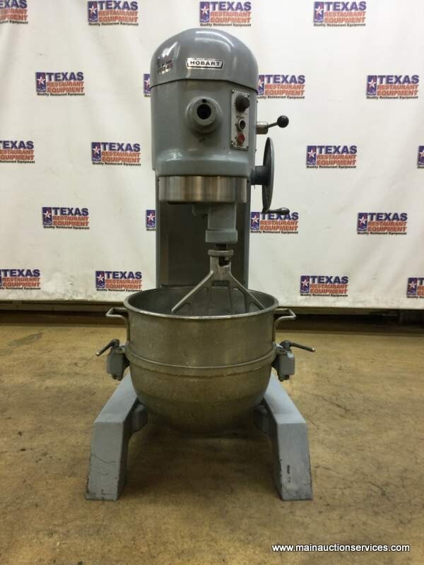 Hobart H-600T, 60 Qts Dough Mixer With Bowl & 1 Attachment