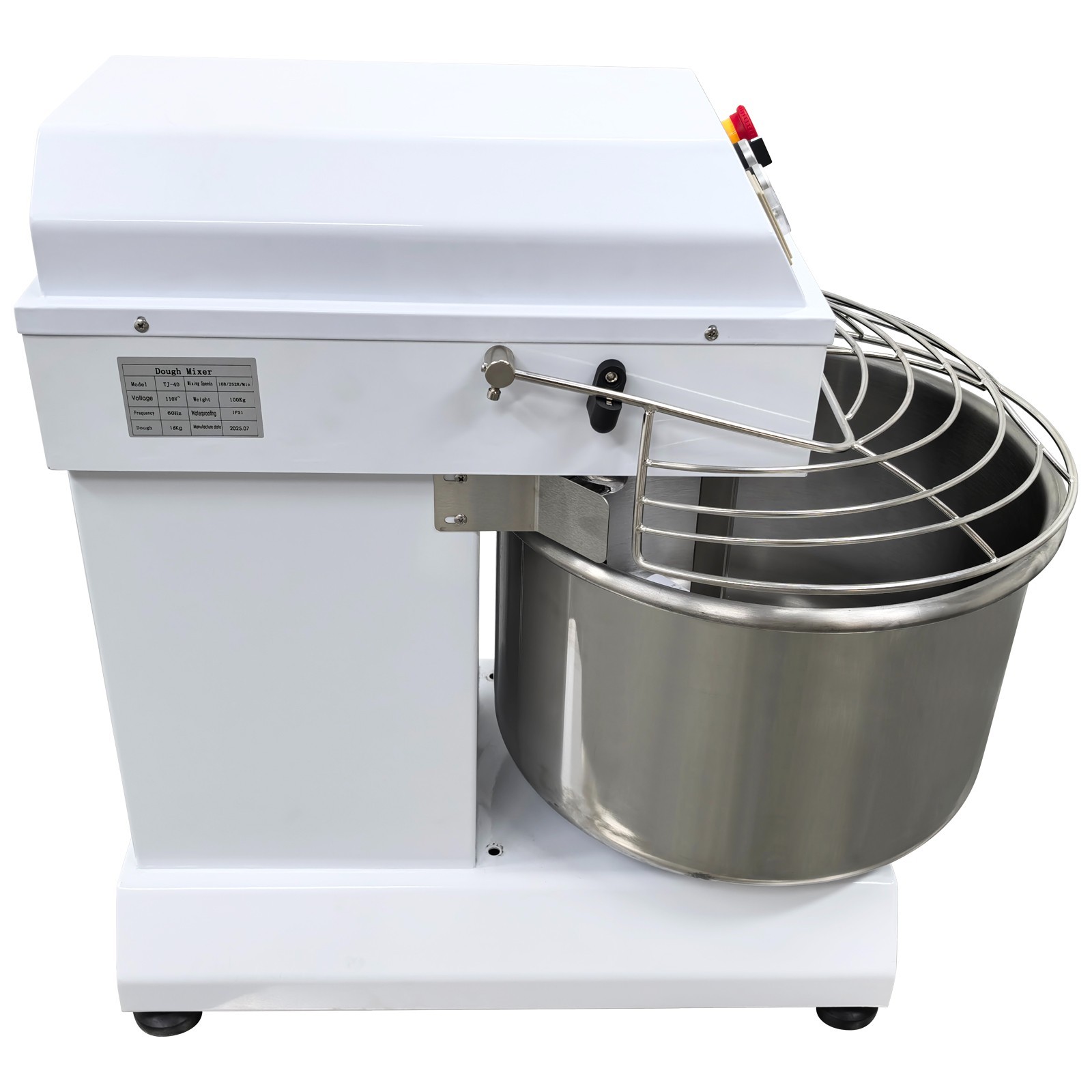 110V 40L Double-Acting Double-Speed Dough Mixer Electric Dough Kneading Machine