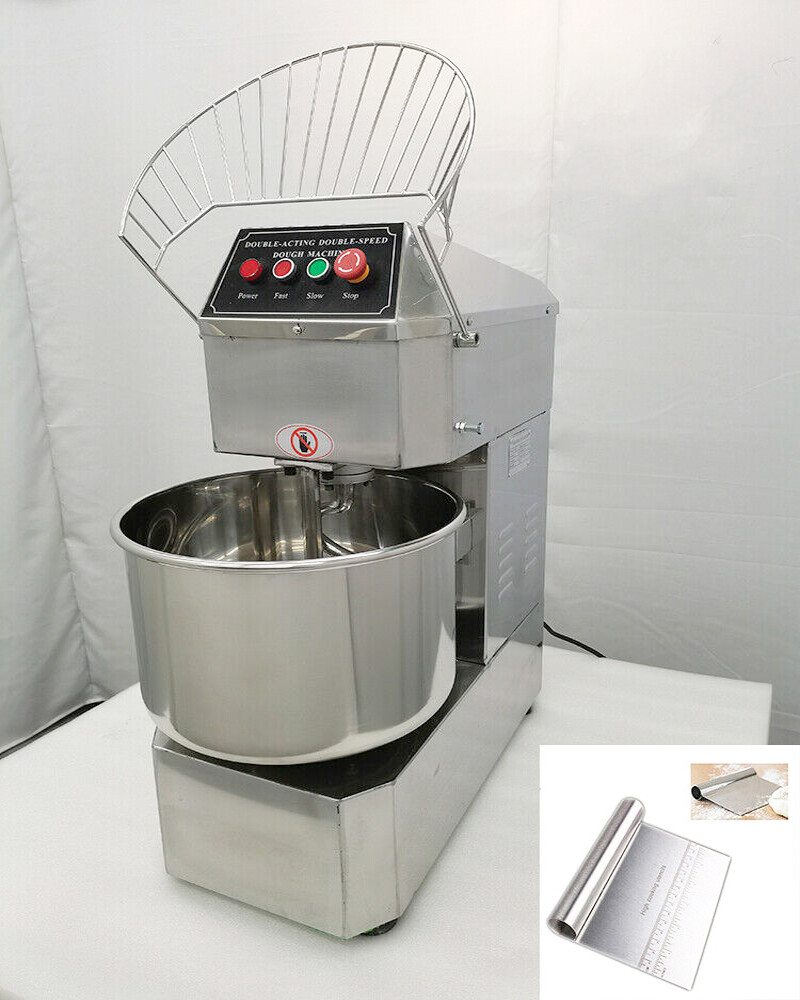 20L Bread Spiral Dough Mixer 2 Speed Flour Kneader Machine For Bakery Beater