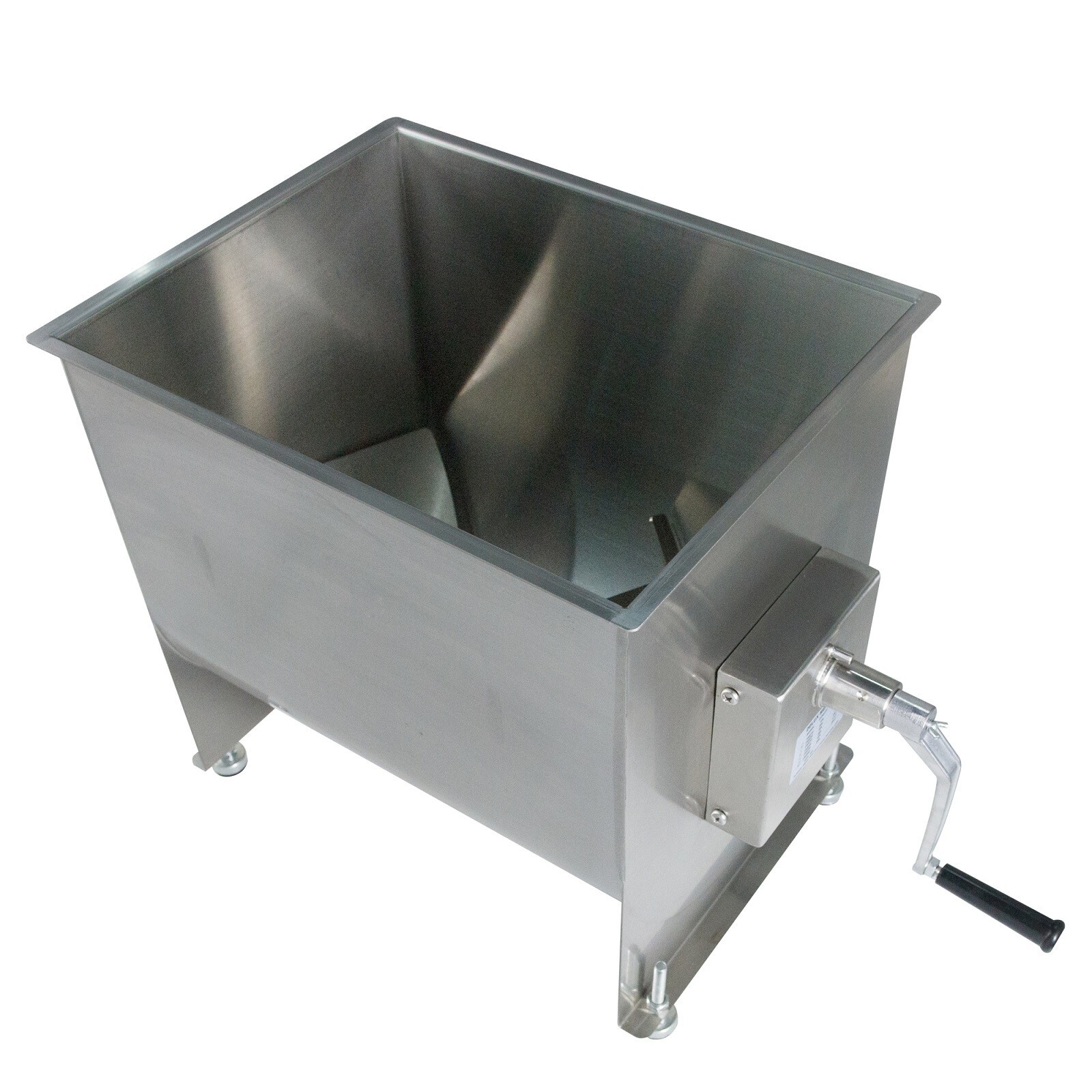 Clivia Manual Meat Mixer Fixed Tank Max Mixing 85 lbs Food Sausage Processor