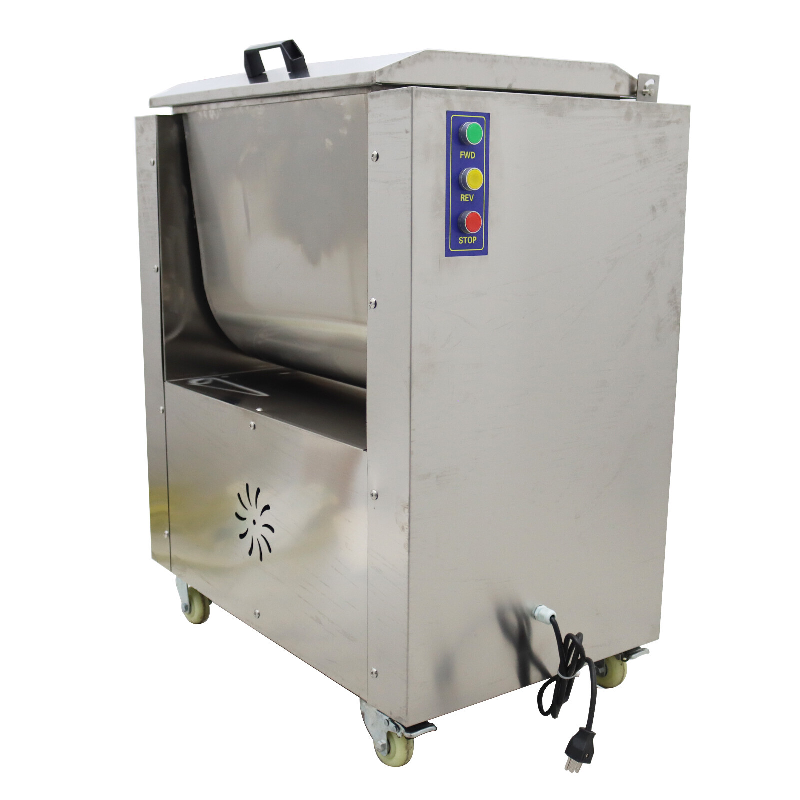 16Gal/60L Commercial Stuffing Mix Machine Electric Meat Vegetable Mixer 110V 2HP