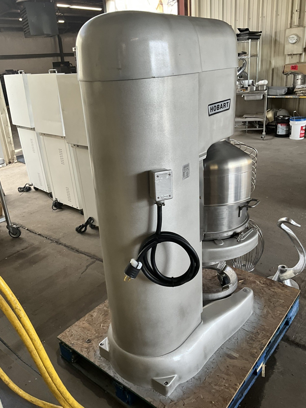 Hobart 80qt Dough mixer M802 Pizza Bakery Planetary Floor Mixer Bowl Paddle hook