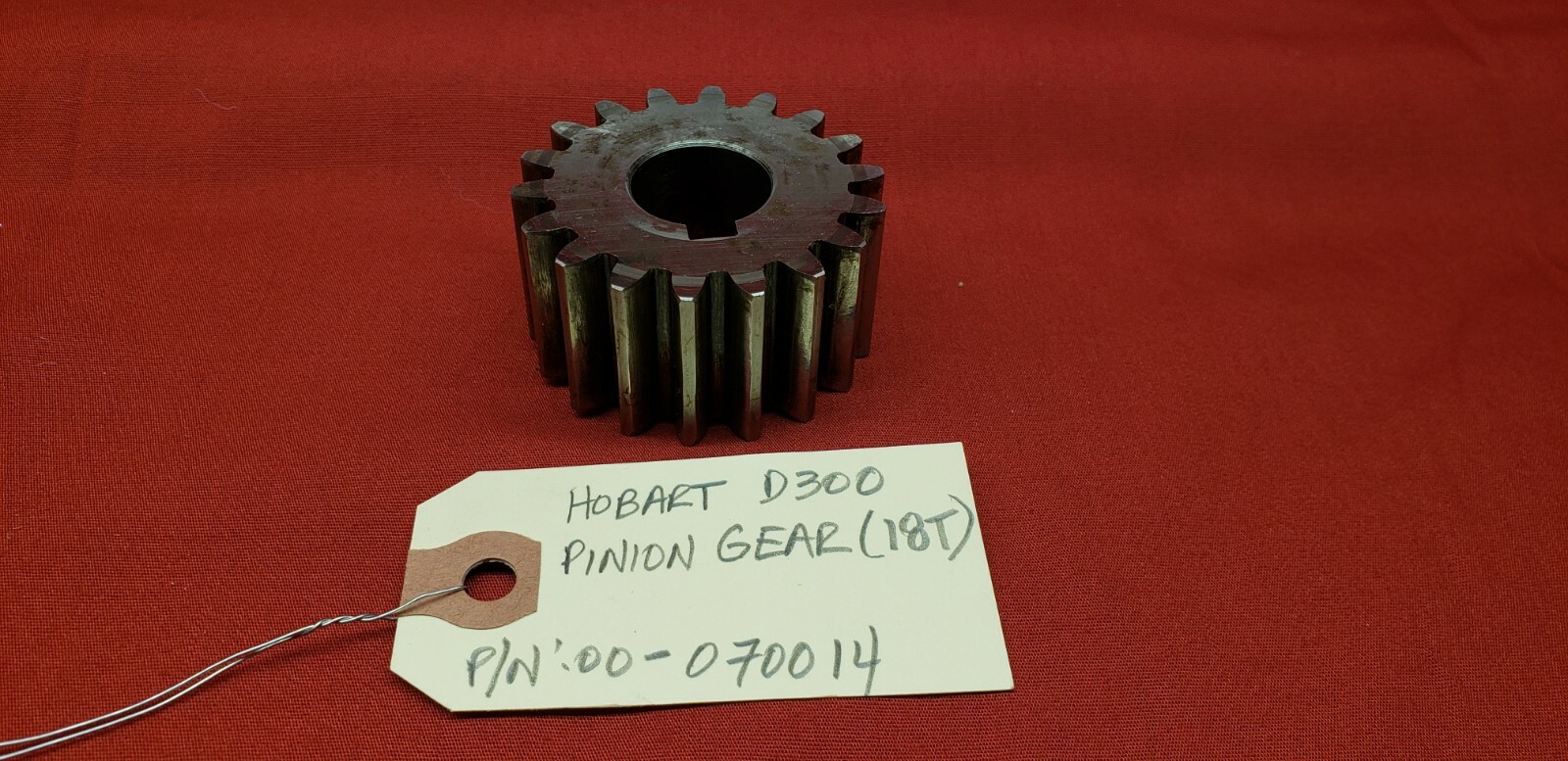 Hobart D300 Pinion Gear P/N 00-070014 (18 Tooth) Hobart 30 Qt Mixer