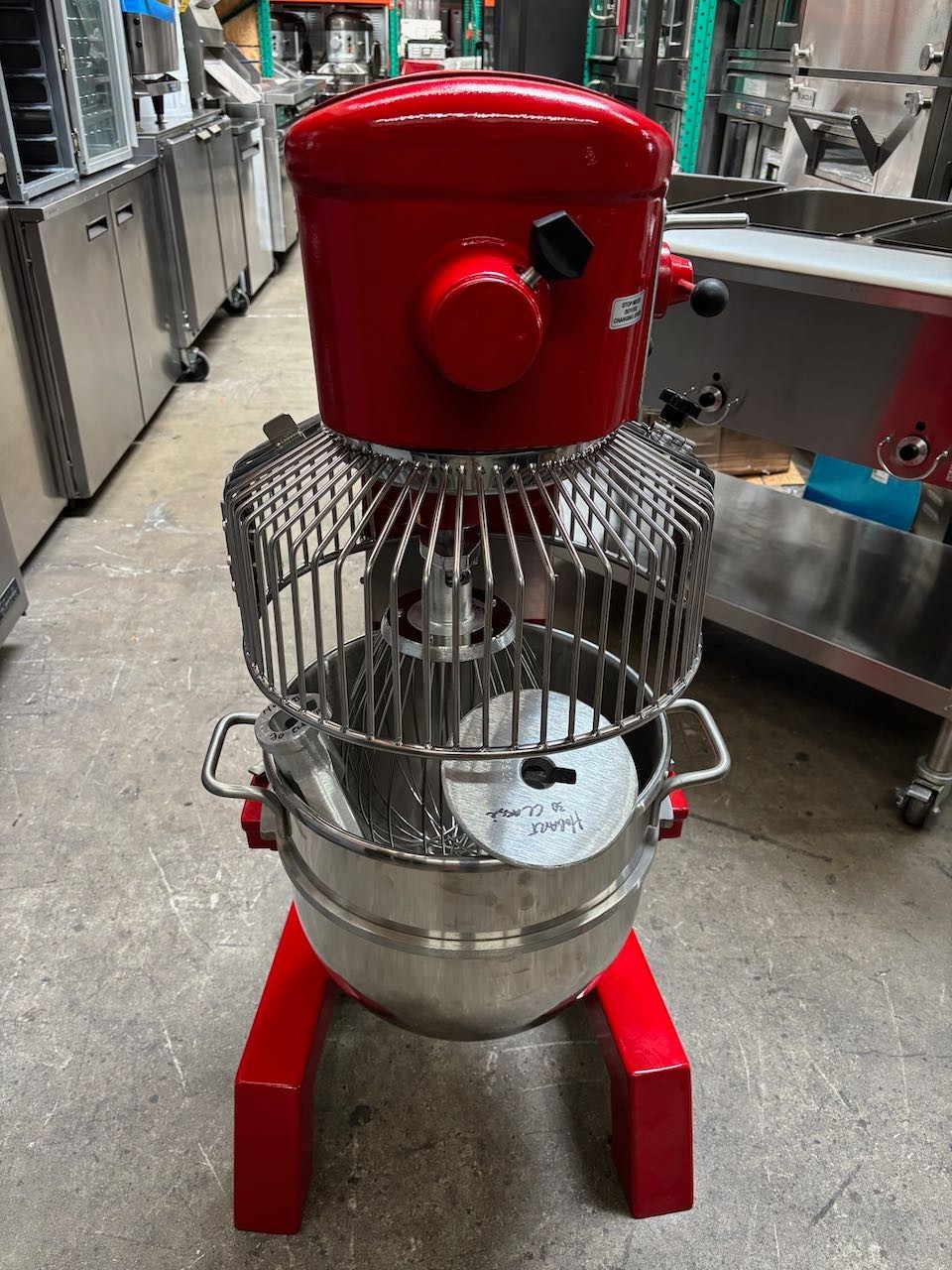 30 Quart Mixer Hobart D-300 W/ Bowl Guard Cage & 3 Attachments Qt 208V 1PH #4490