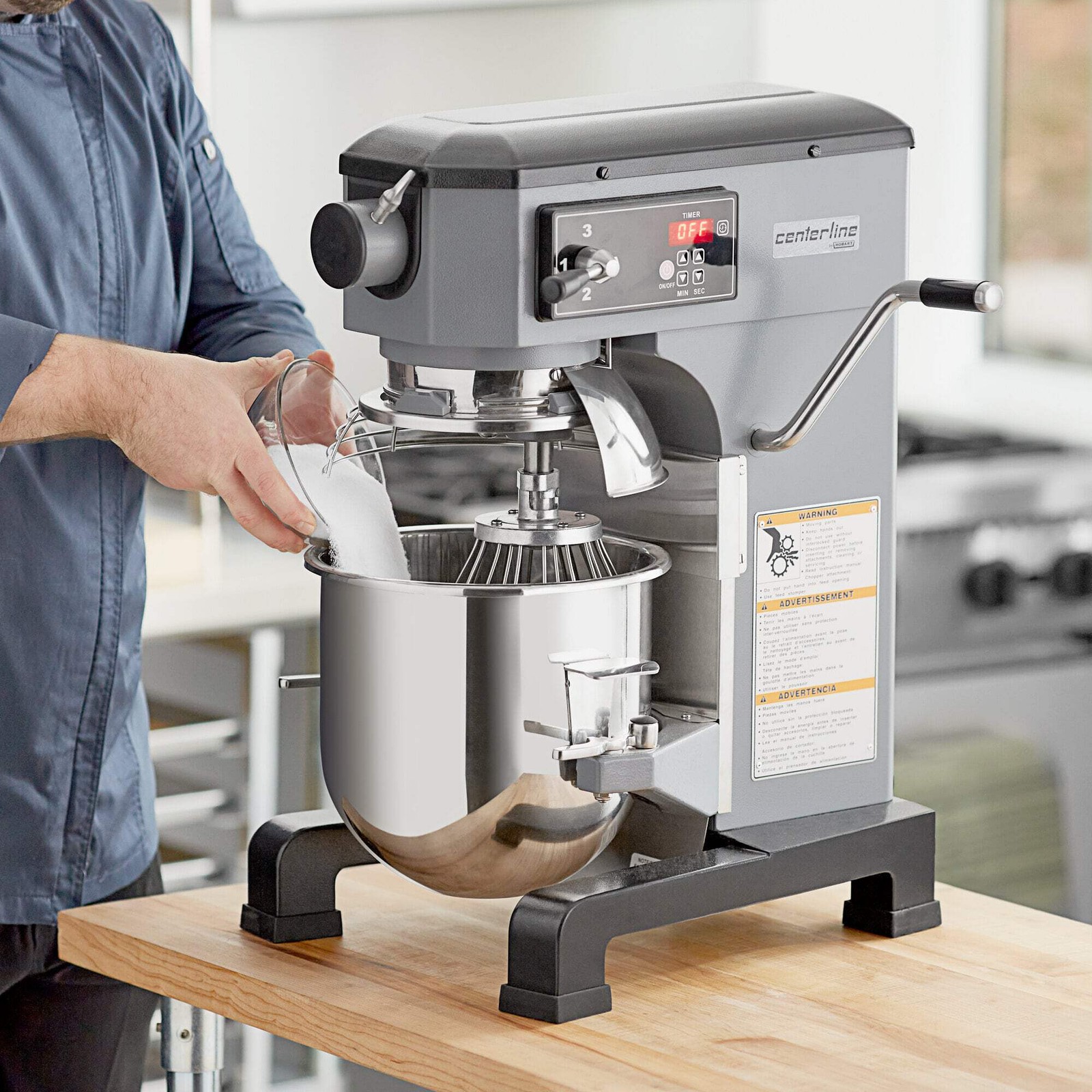 Centerline Hobart 10 Qt. Planetary Stand Mixer with Guard & Standard Accessories