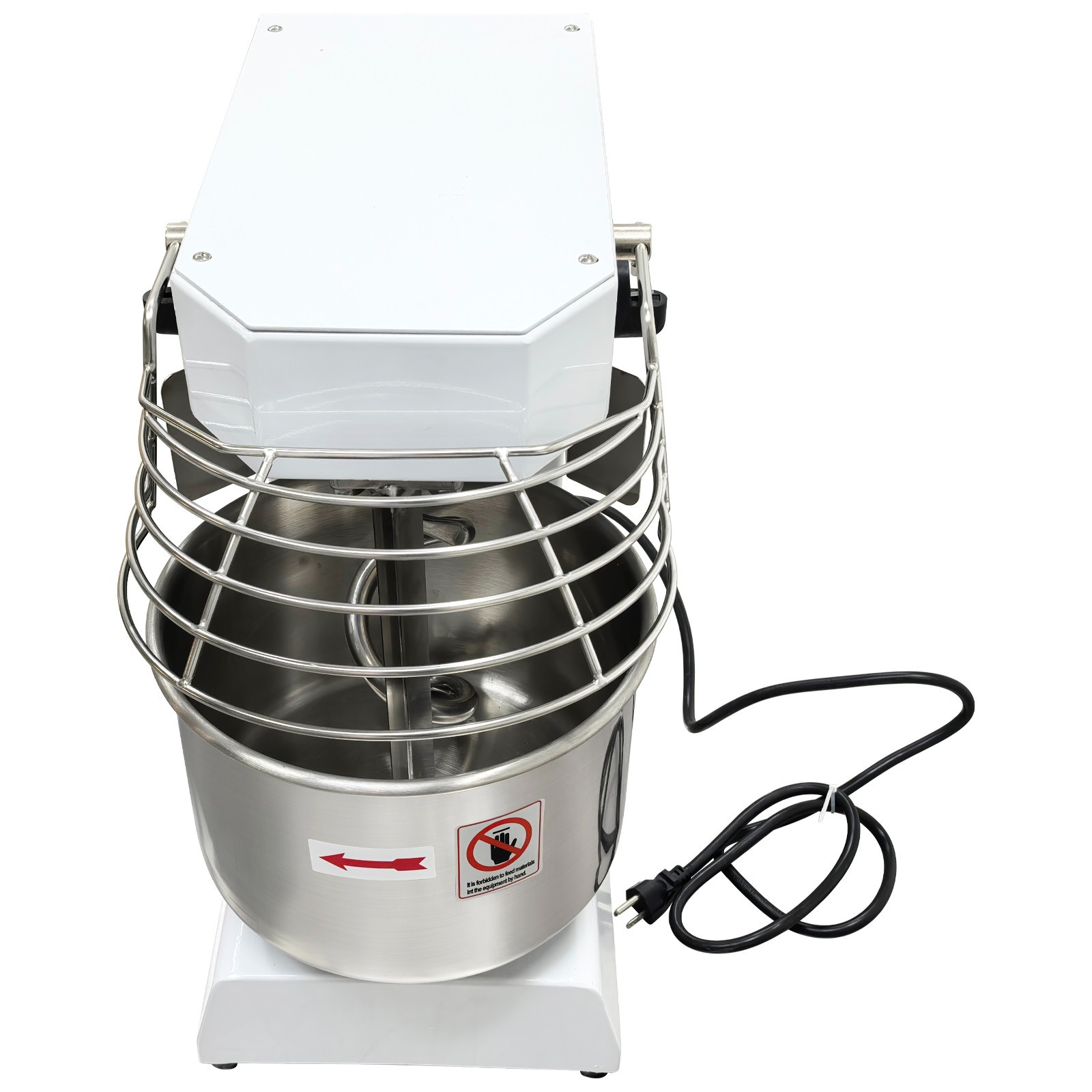 110V 10L Dough Mixer Electric Flour Double-Acting Double-Speed Kneading Machine