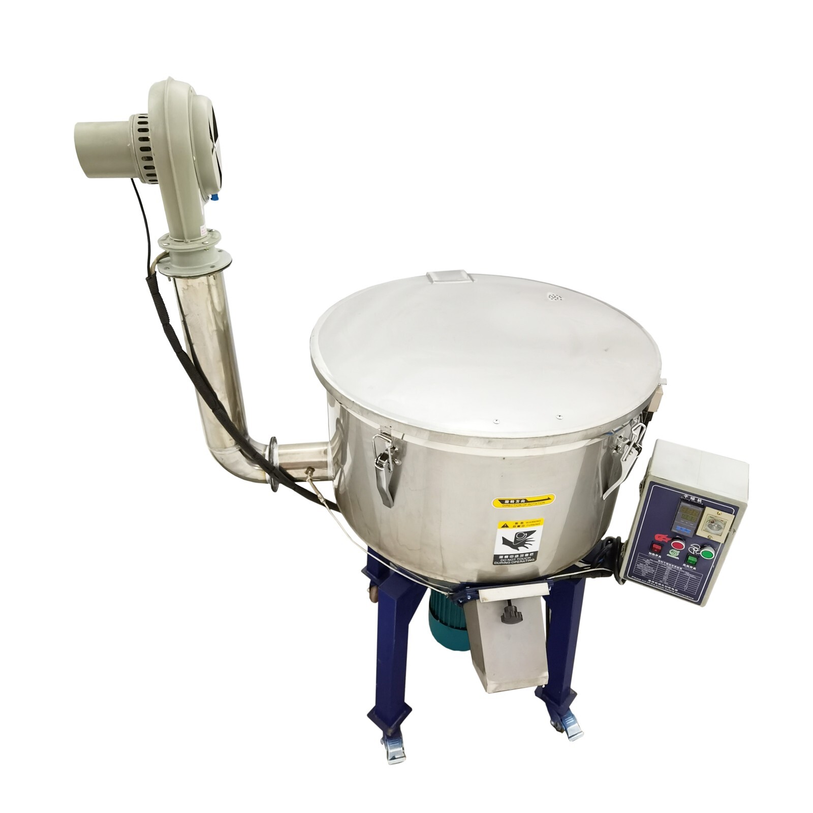 220V 4kw 220LB Industrial Blender Mixer with 5.2kw Drying Machine 0-212℉