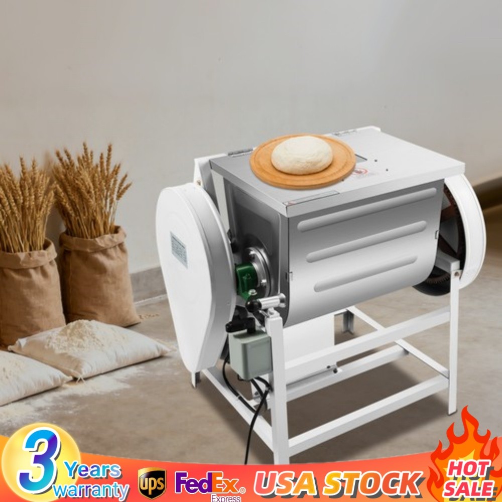 110V Dough Mixer Machine 30 QT 15KG Commercial Electric Flour Mixing Mixer