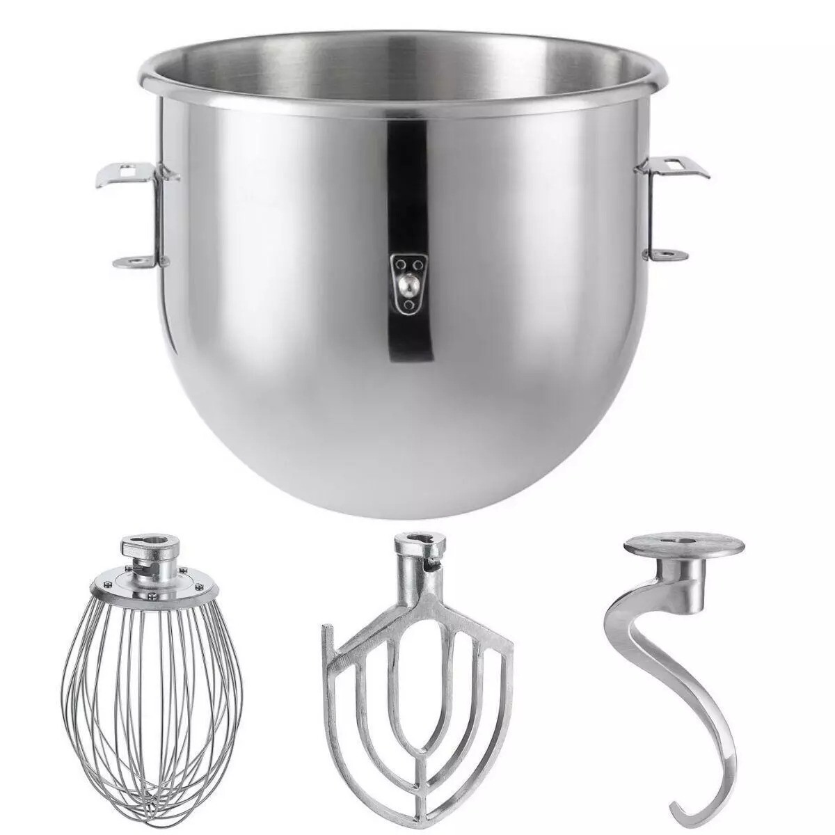 20 Qt Mixer Accessories Hobart A200 Mixing Bowl Wire Whip Dough Hook Flat Beater