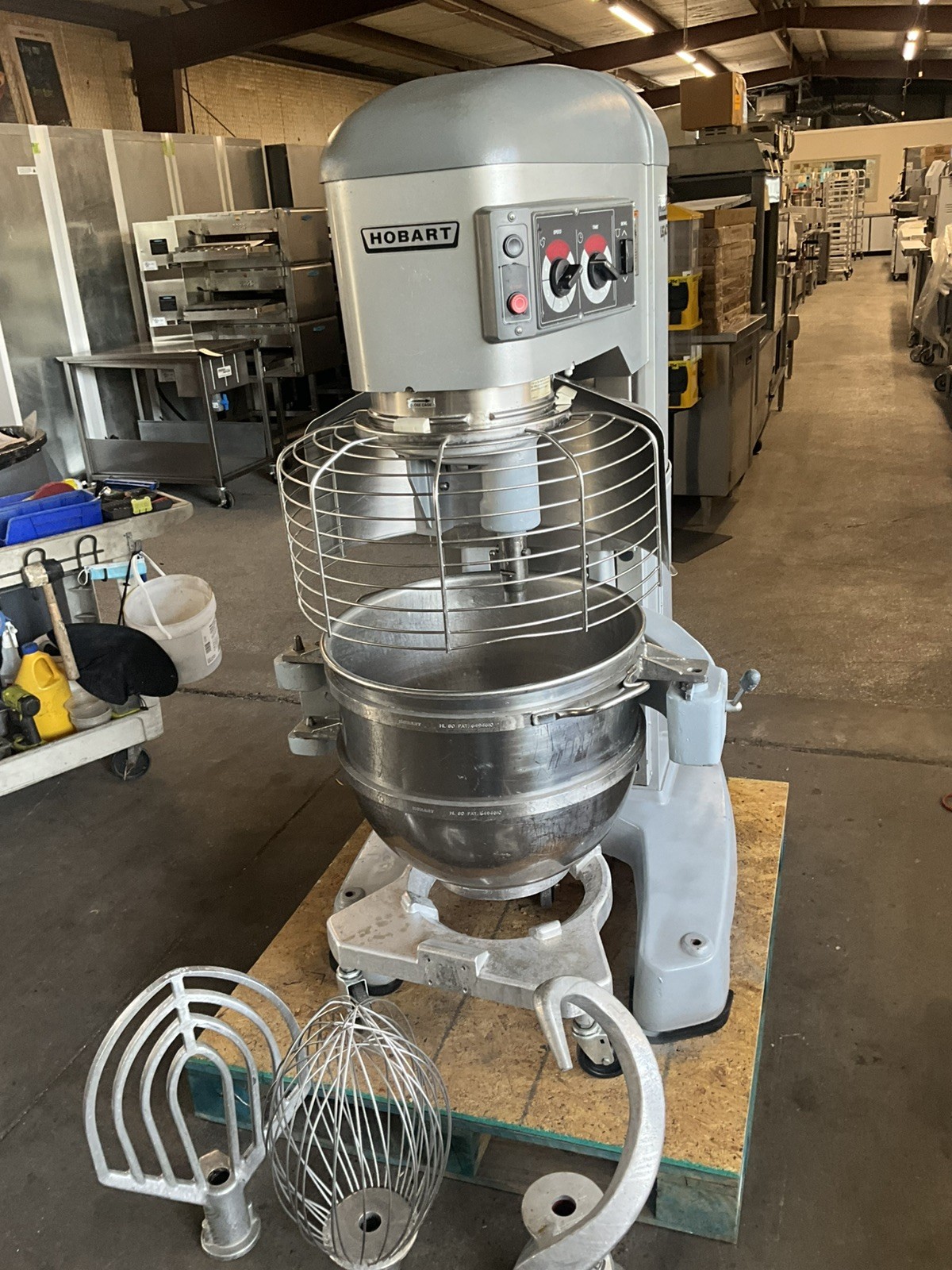 Hobart Legacy 80qt Dough mixer HL800 Pizza Bakery Donut Pastry bowl guard B