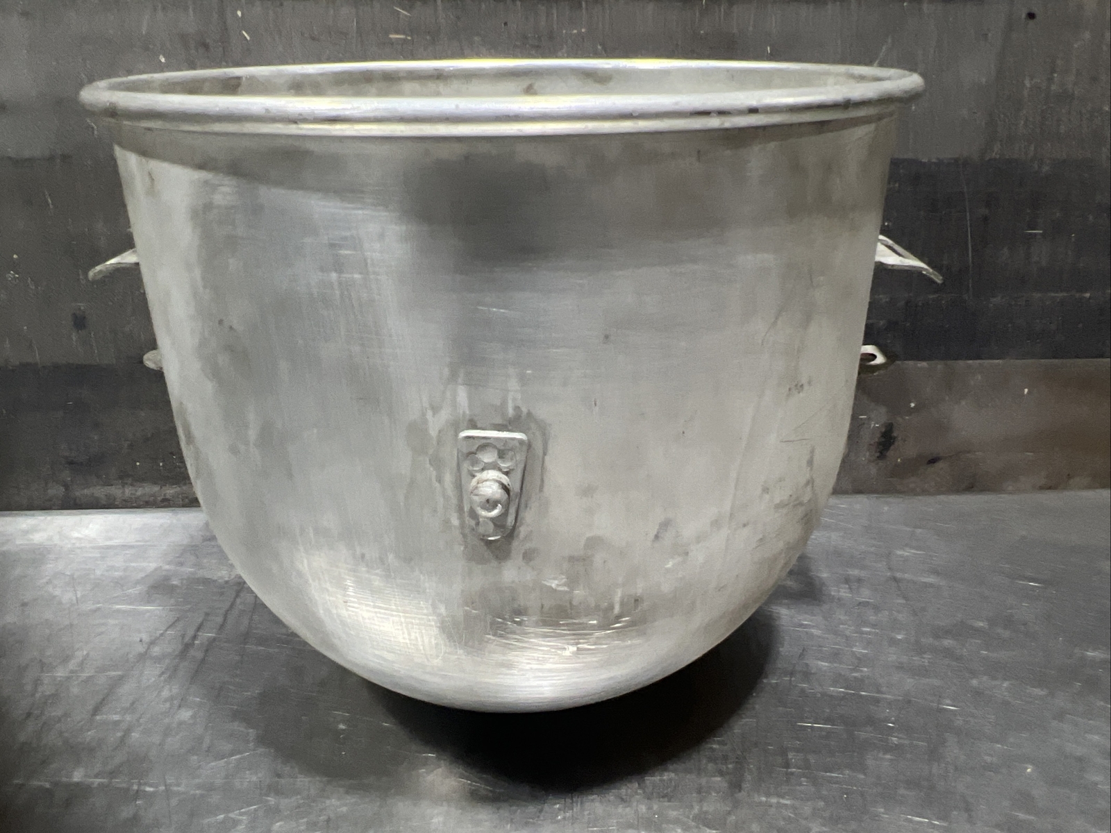 Vintage Hobart 20 QT Quart Mixer Steel Mixing Bowl Used Surplus